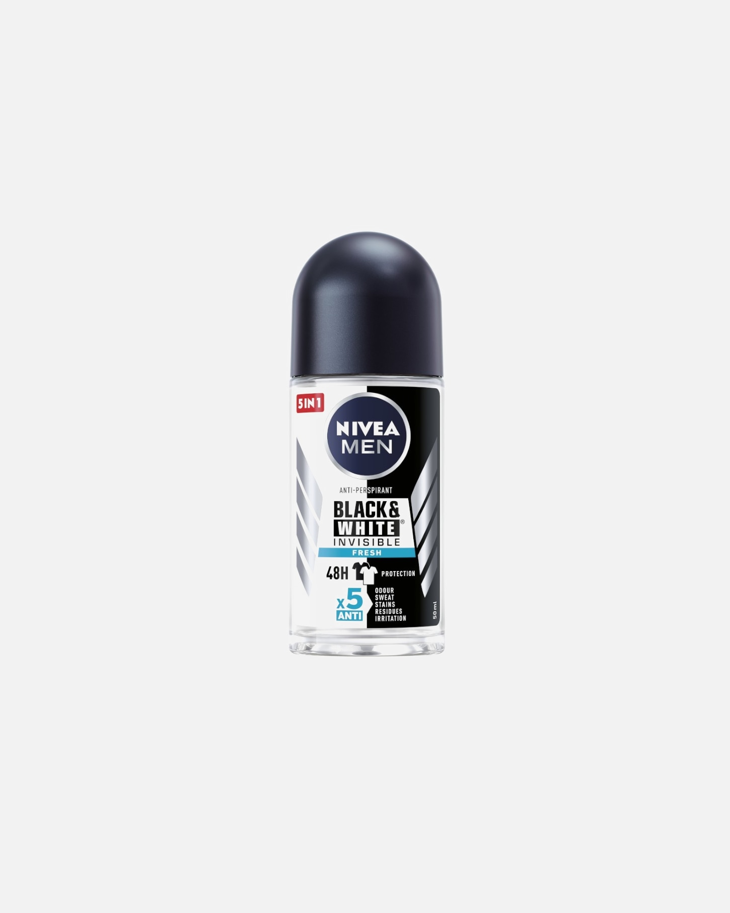 Antyprespirant dla Unisex NIVEA MEN MEN Black & White Fresh Antyperspirant męski w kulce 50 ml
