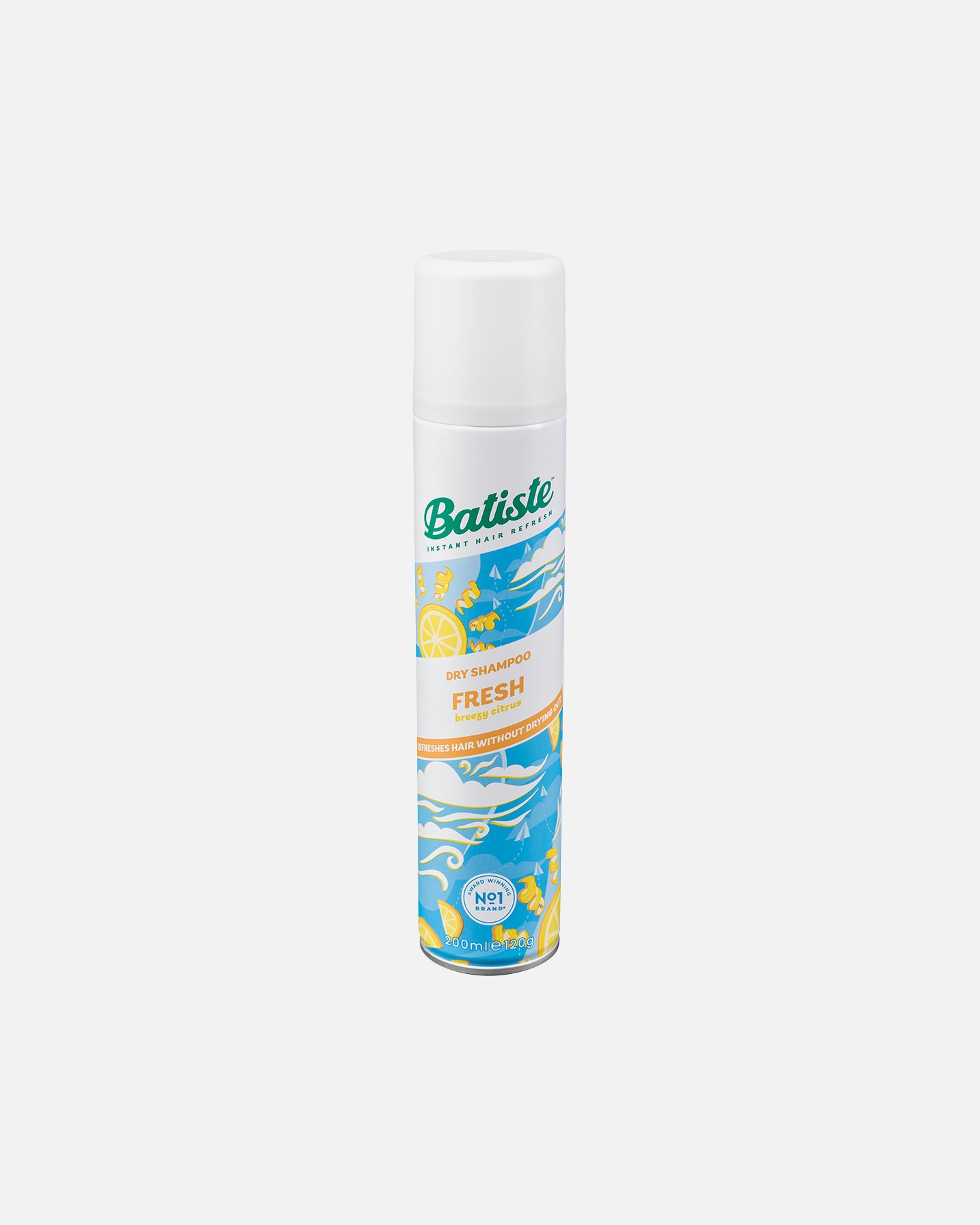 Suchy szampon dla Unisex Batiste Fresh Breezy Citrus 200 ml