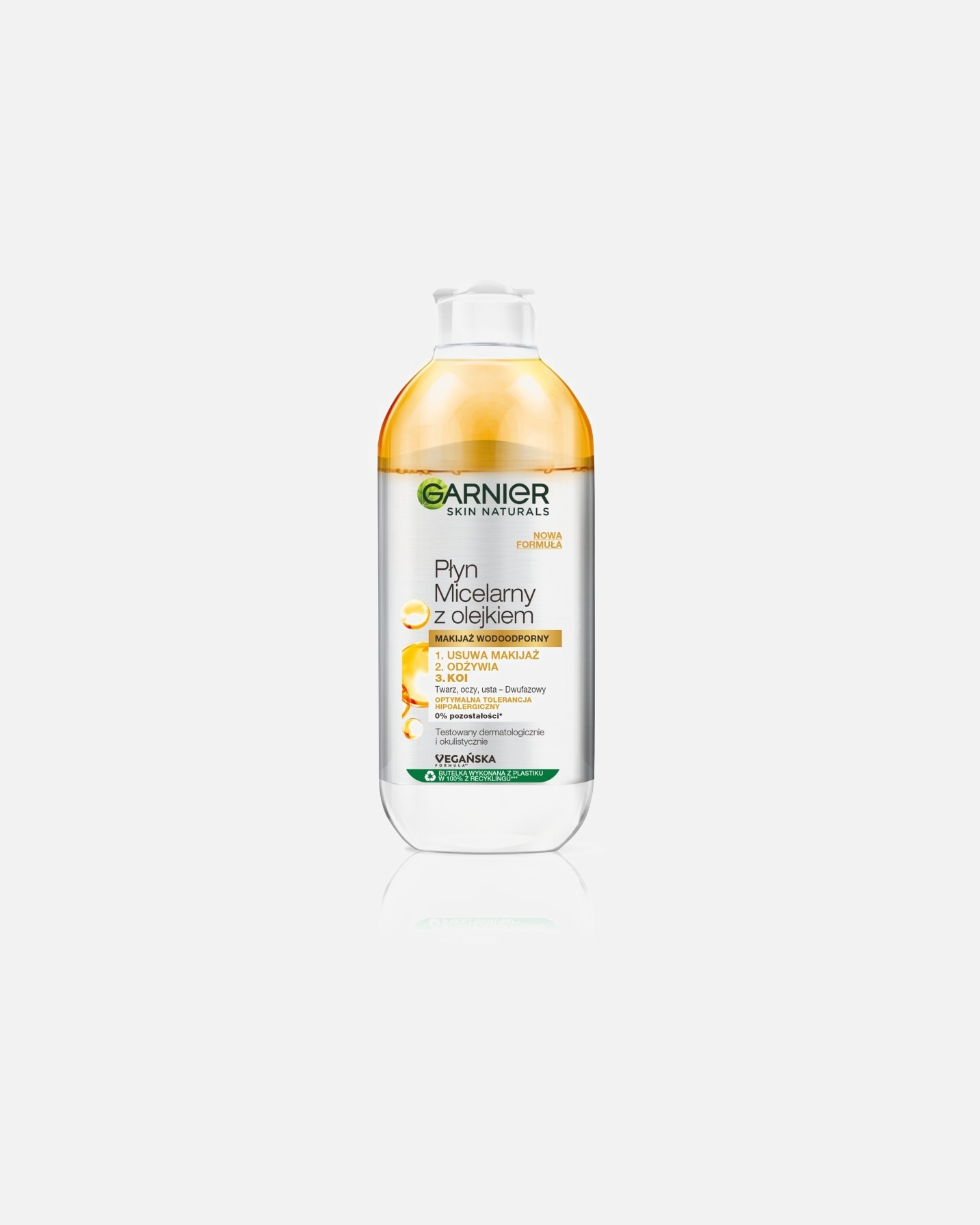 Płyn do demakijażu dla Unisex Garnier Skin Naturals Płyn micelarny z olejkiem arganowym 400 ml