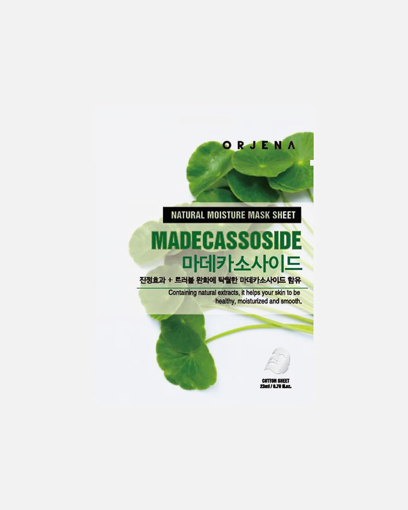 Maska w płachcie dla Unisex Orjena Maska w płachcie z madeksozydem o działaniu łagodzącym 23 ml