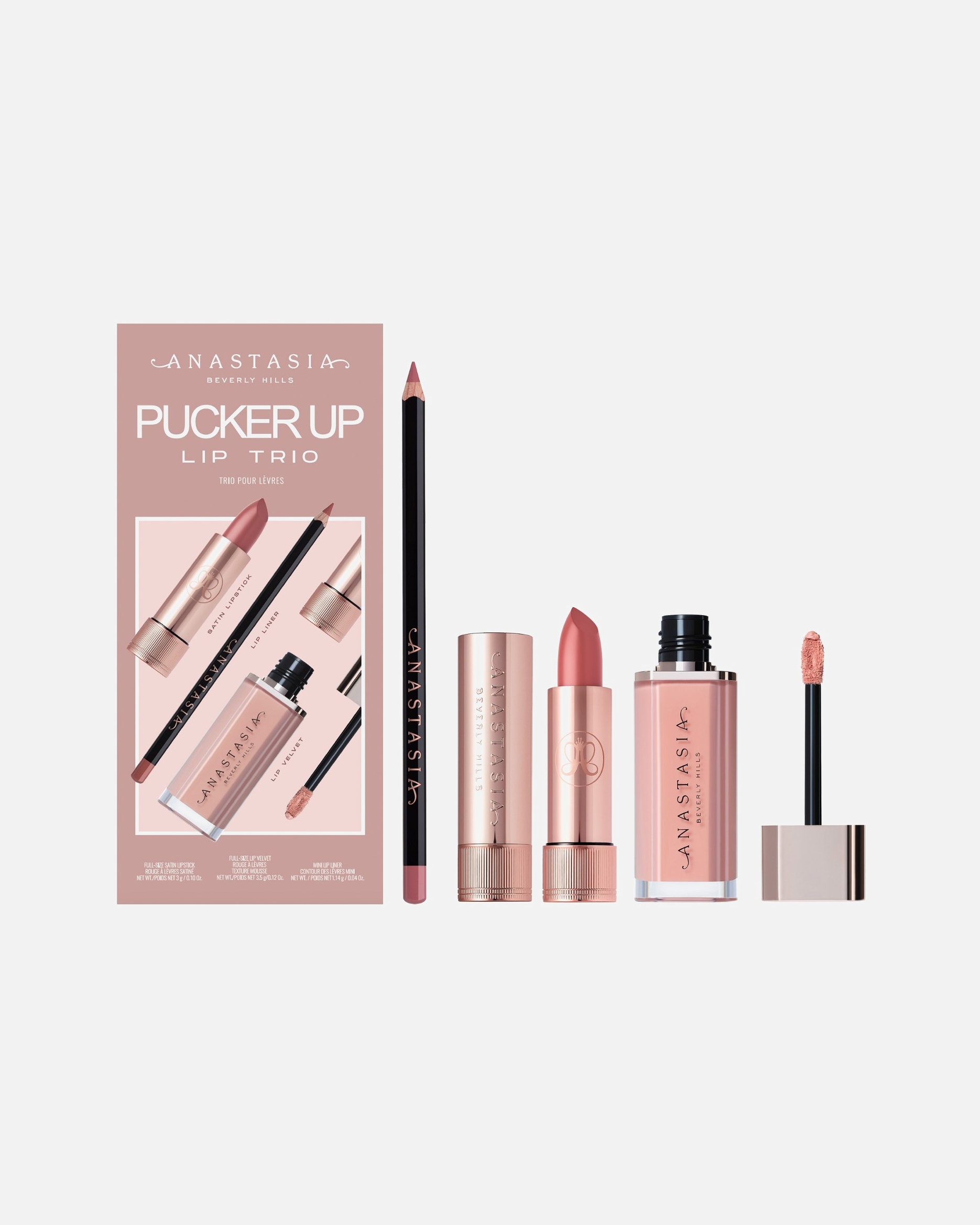 Zestaw do makijażu ust dla Unisex Anastasia Beverly Hills Pucker Up 1 szt.
