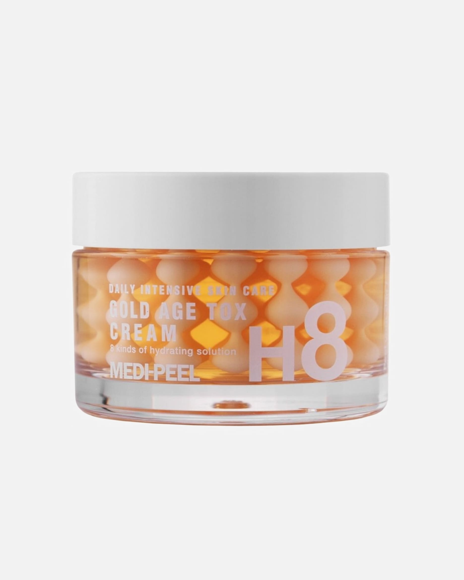 Krem do twarzy dla Unisex MEDI-PEEL Default Brand Line Gold Age Tox Cream - Przeciwzmarszczkowy Krem Kapsułkowy z Ekstraktem ze Złotego Jedwabnika 50 ml
