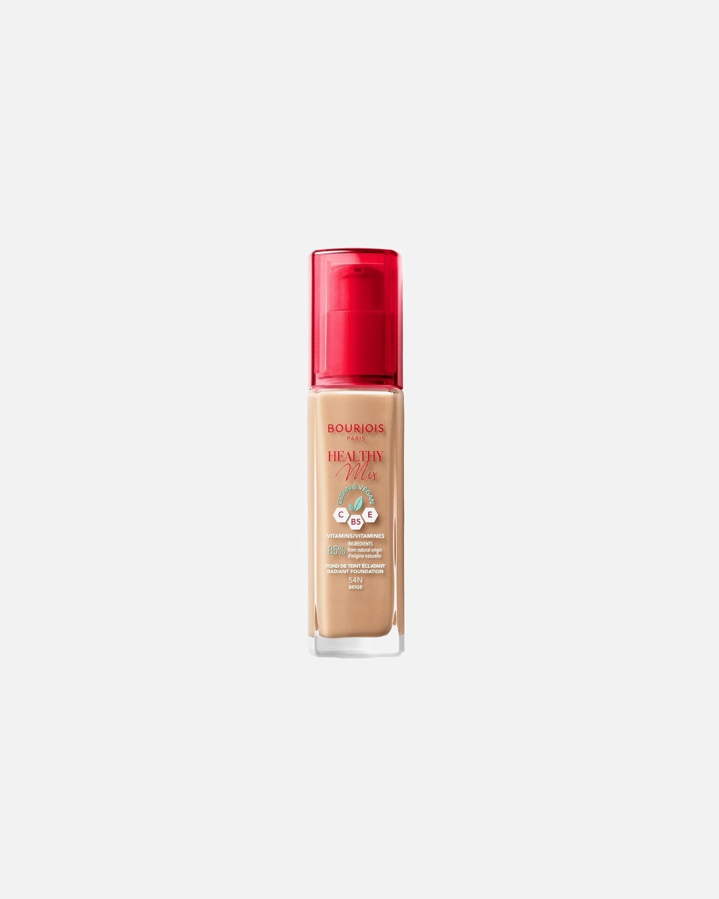 Podkład dla Kobieta Bourjois Healthy Mix rozświetlająco- nawilżający podkład z witaminami 54 Beige