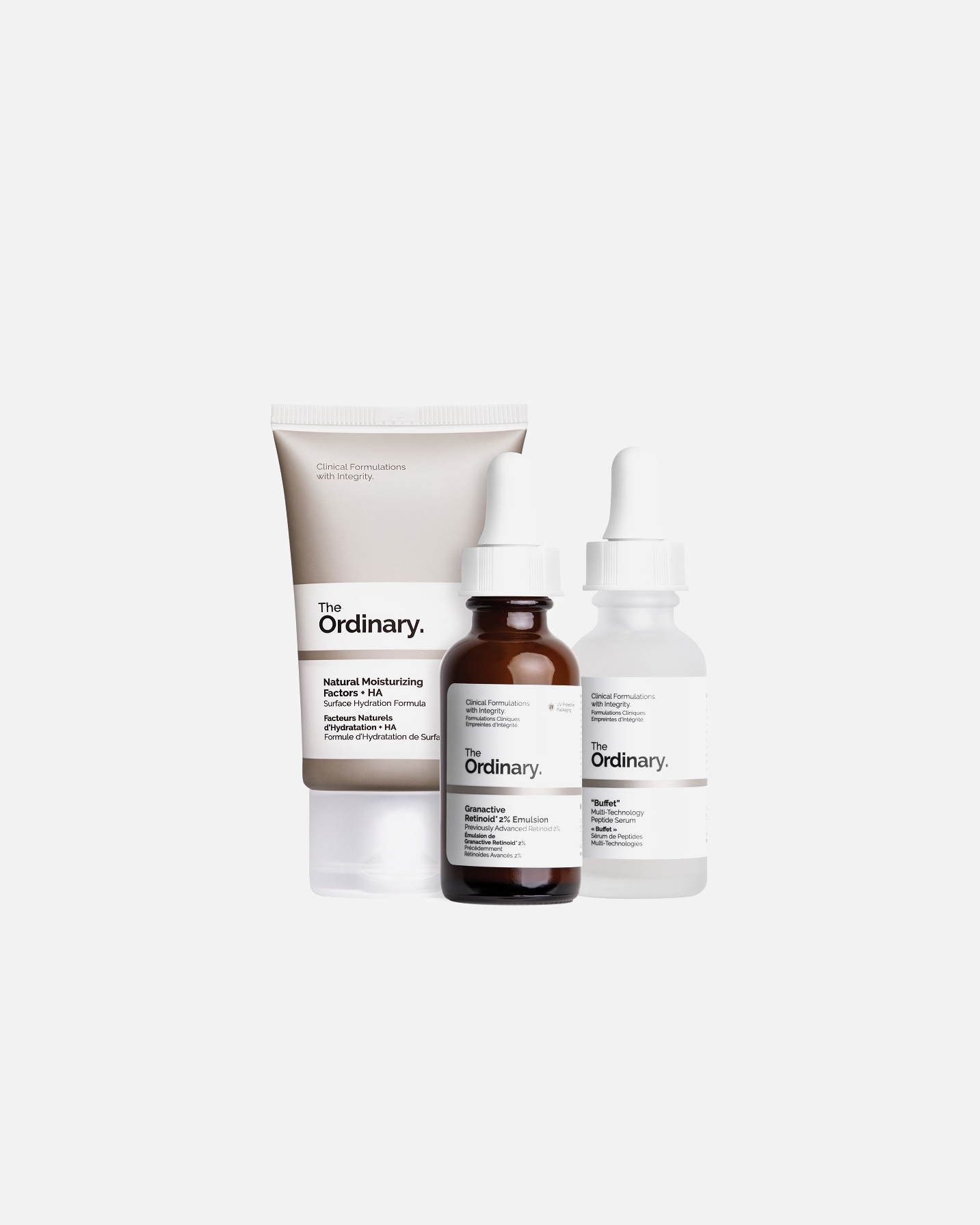 Zestaw do pielęgnacji twarzy dla Unisex The Ordinary Więcej molekuł THE NO BRAINER SET 1 szt