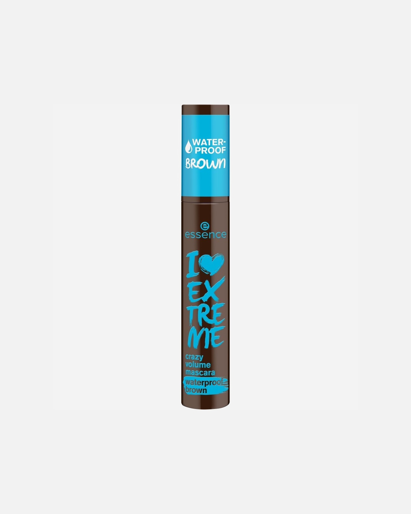 Maskara dla Unisex Essence I LOVE EXTREME Crazy Volume waterproof 01 - COZY BROWN