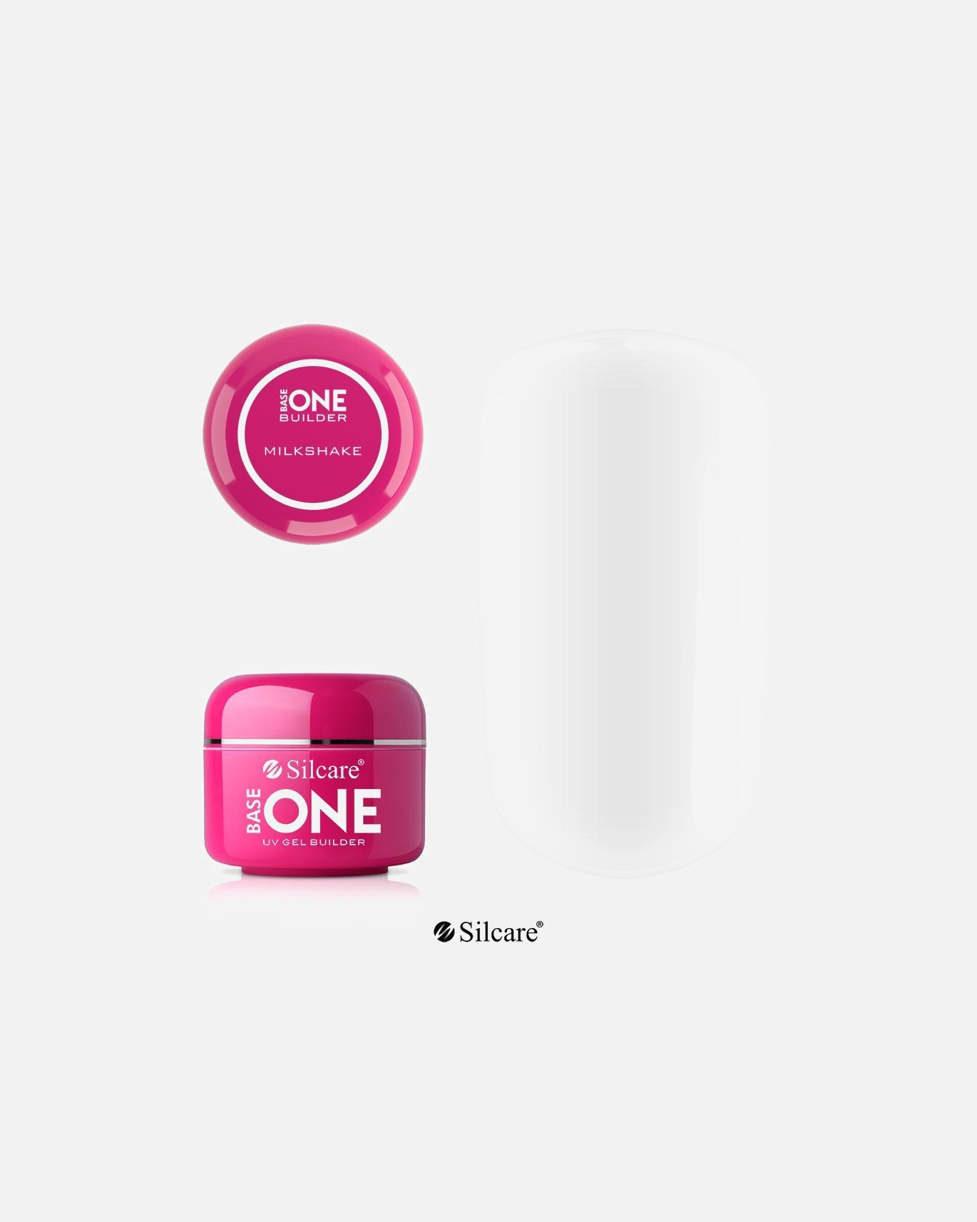 Żel do paznokci dla Unisex Silcare Żel Base One Milk Shake 50 g