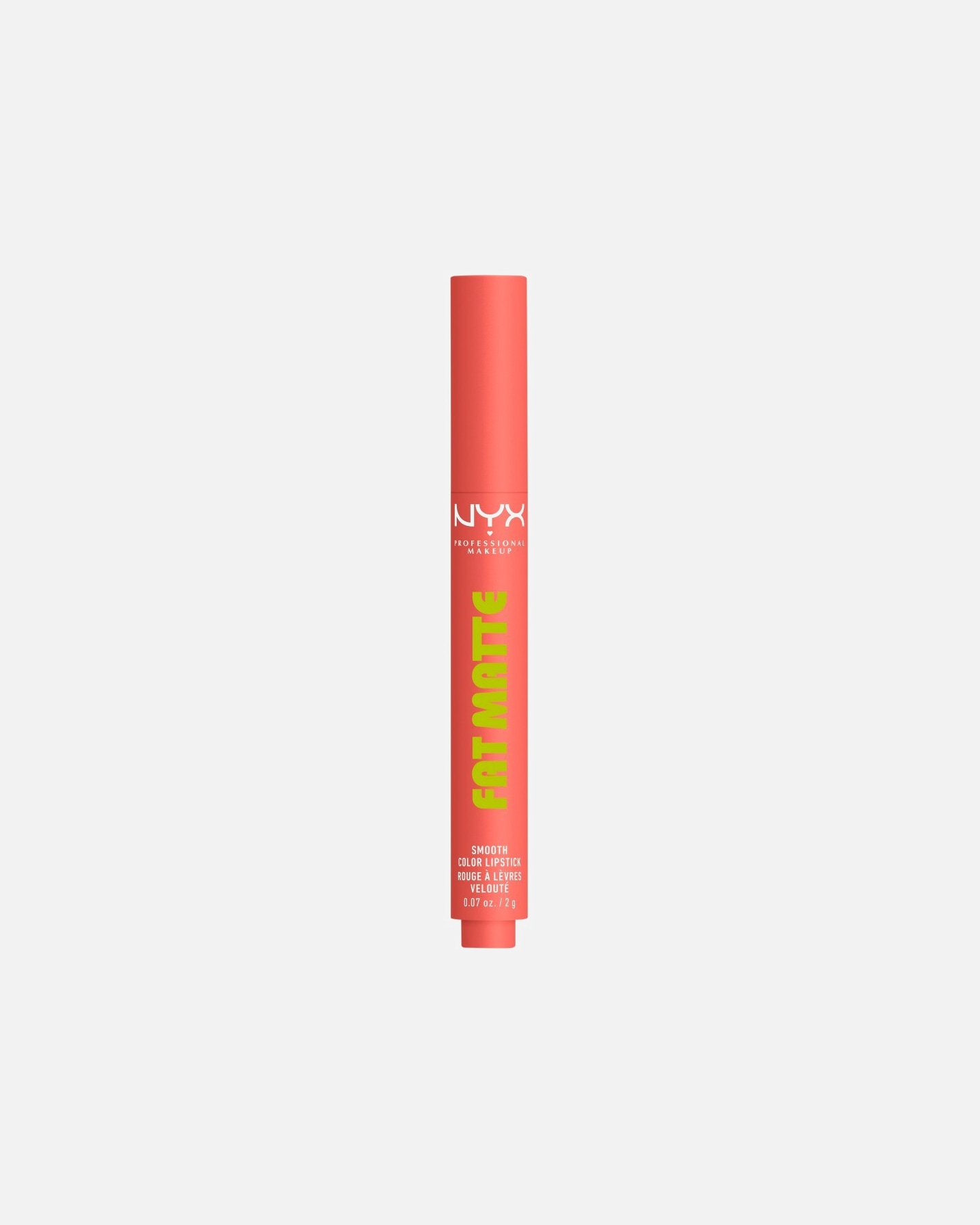 Pomadka do ust w sztyfcie dla Unisex NYX Professional Makeup Fat Matte Smooth CASHMERE CUTIE