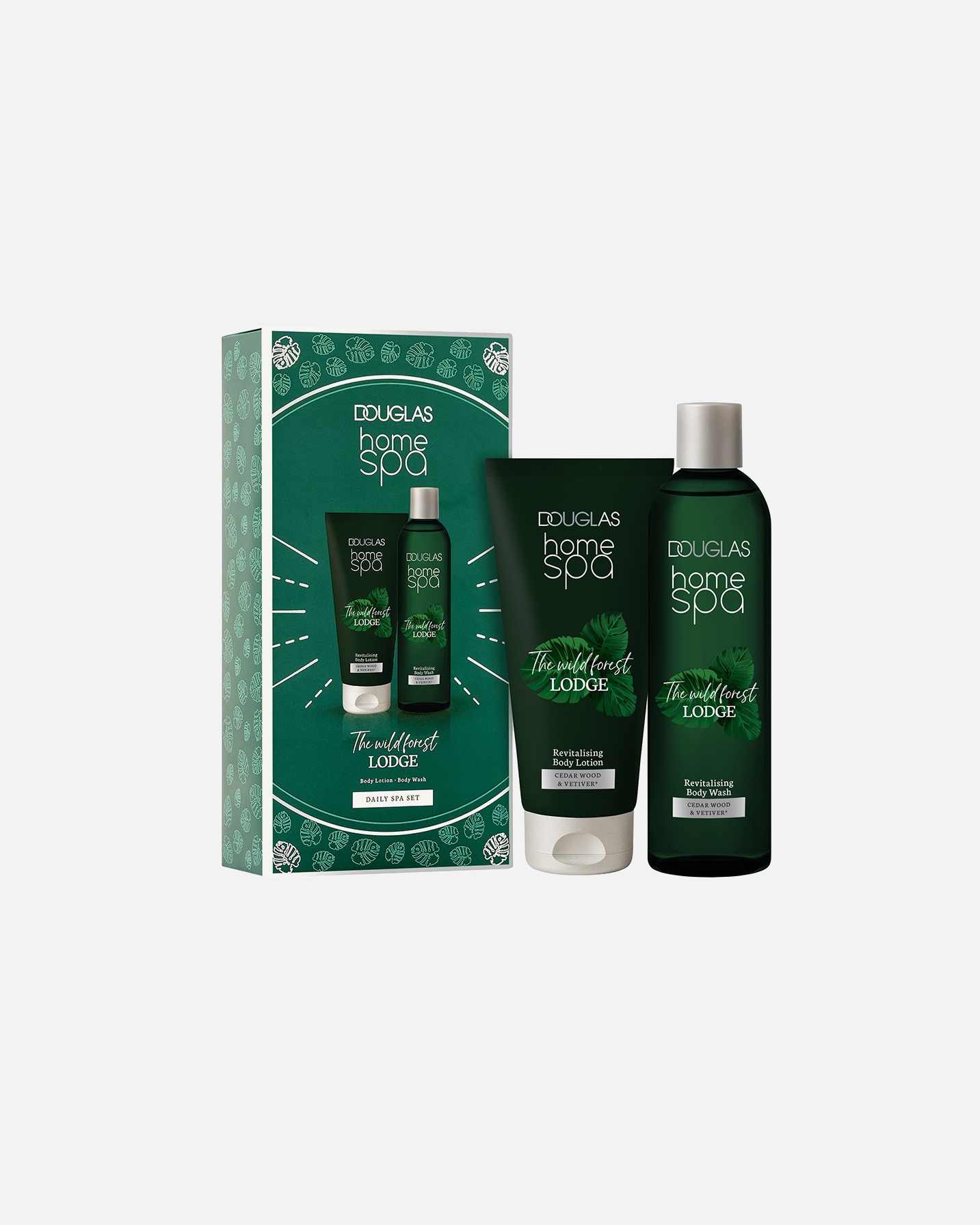 Zestaw do pielęgnacji ciała dla Unisex Douglas Collection Home Spa Set S The Wild Forest Lodge 1 szt.
