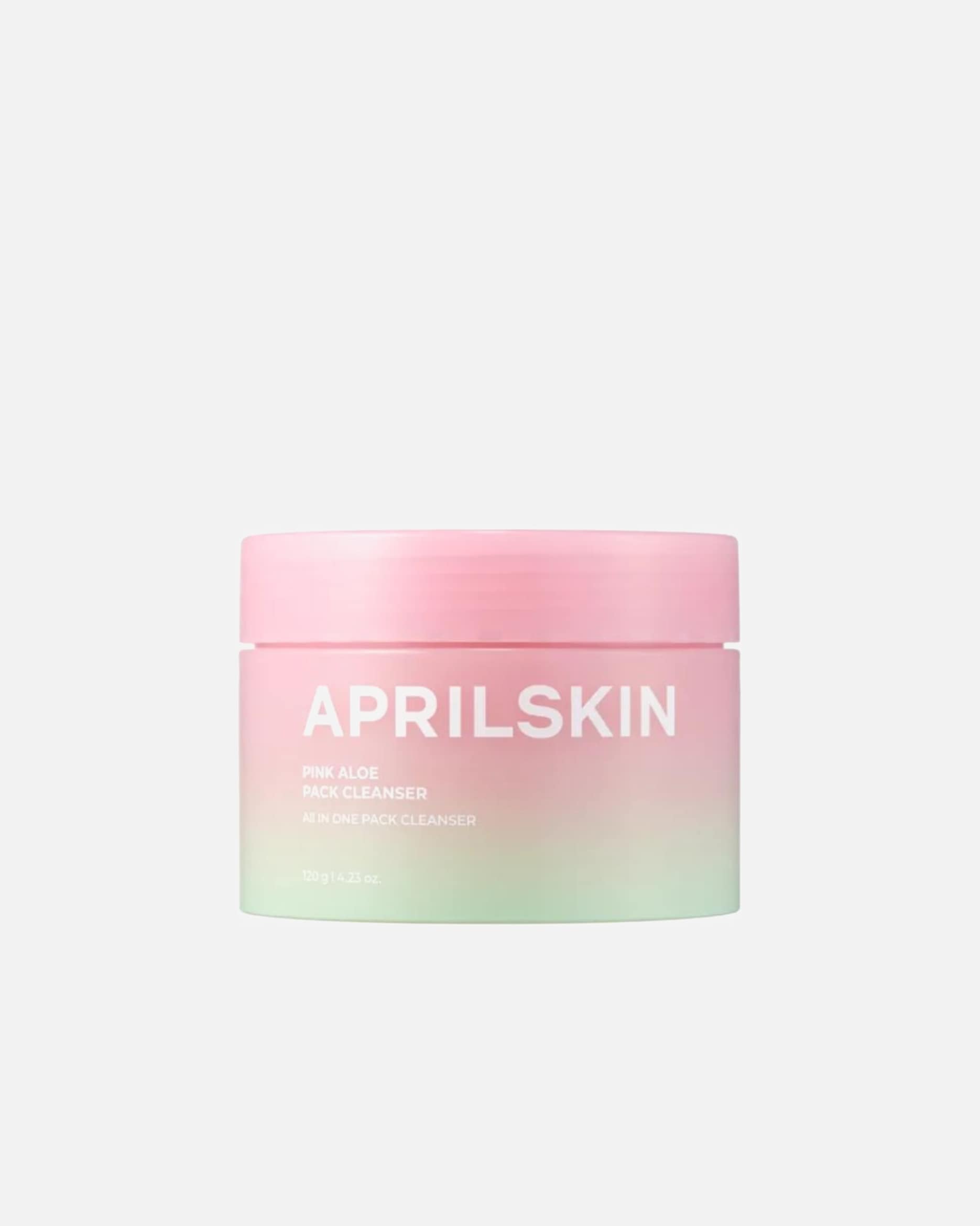Pianka do mycia twarzy dla Unisex APRILSKIN Default Brand Line Pink Aloe Pack Cleanser 120 g