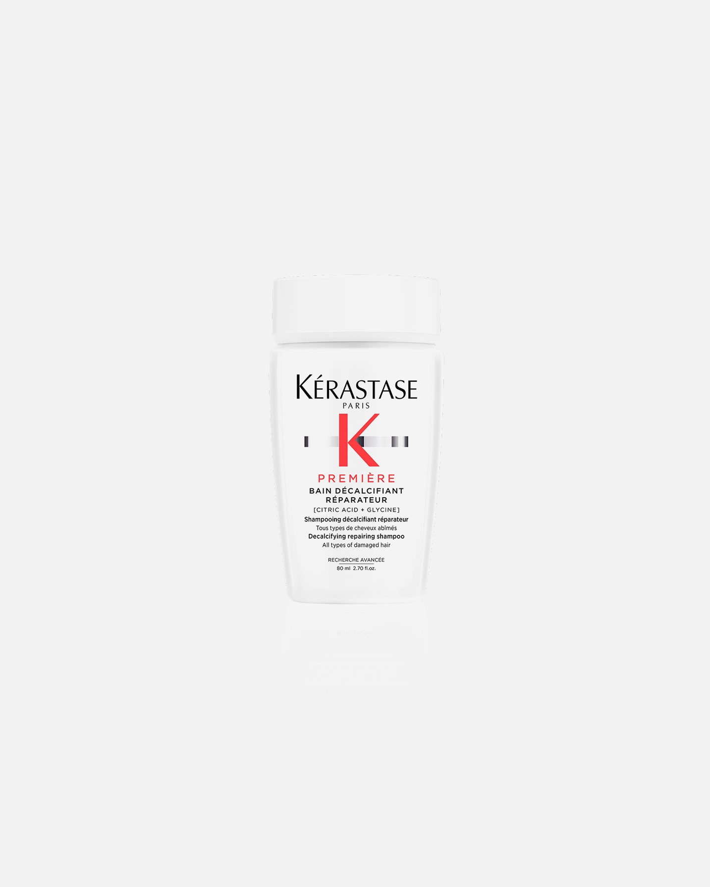 Szampon do włosów dla Unisex Kérastase Première Bain Décalcifiant Réparateur - Odbudowująca kąpiel dekalcyfikująca 80 ml