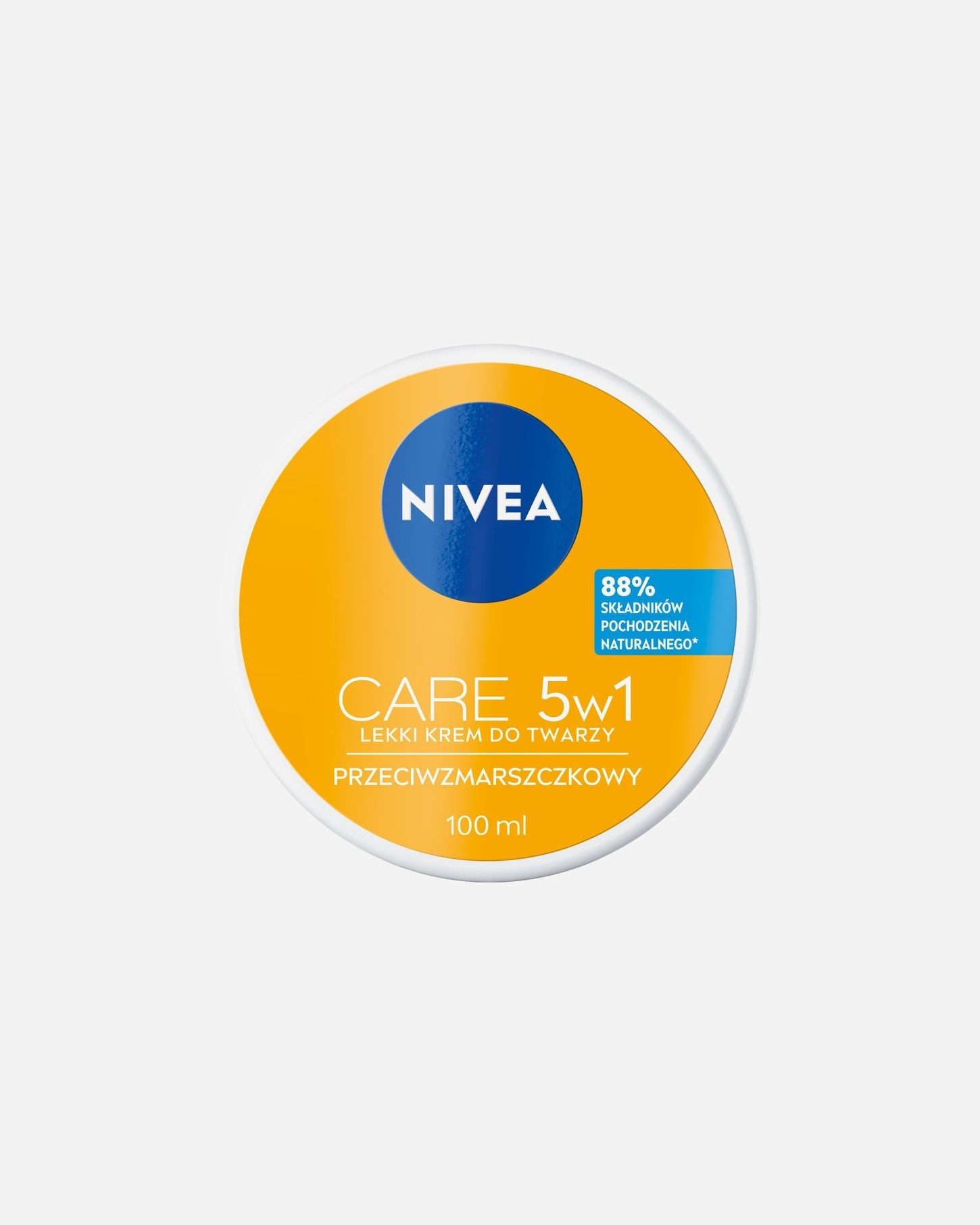 Krem do twarzy dla Unisex NIVEA Care Przeciwzmarszczkowy Lekki krem do twarzy 3w1 100 ml