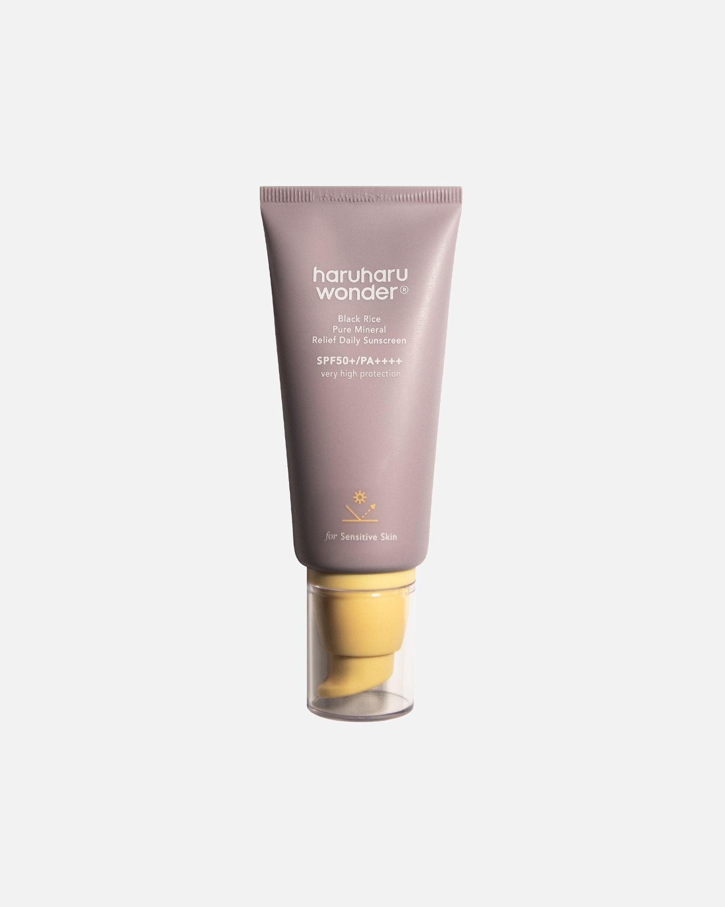 Krem do opalania dla Unisex Haruharu Wonder Black Rice Pure Mineral Relief Daily Sunscreen SPF50+/PA++++ 50 ml