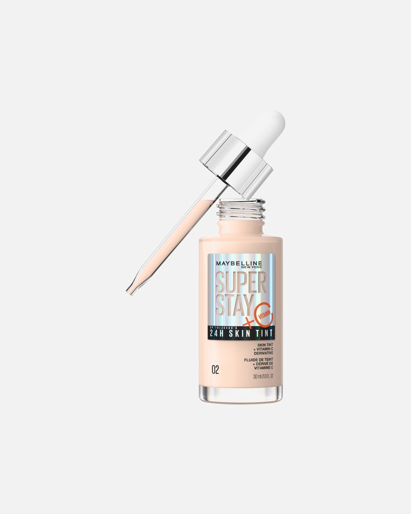 Podkład dla Unisex Maybelline Maybelline New York SUPER STAY 24H SKIN TINT 5.5 długotrwały podkład rozświetlający 2 - NAKED IVORY