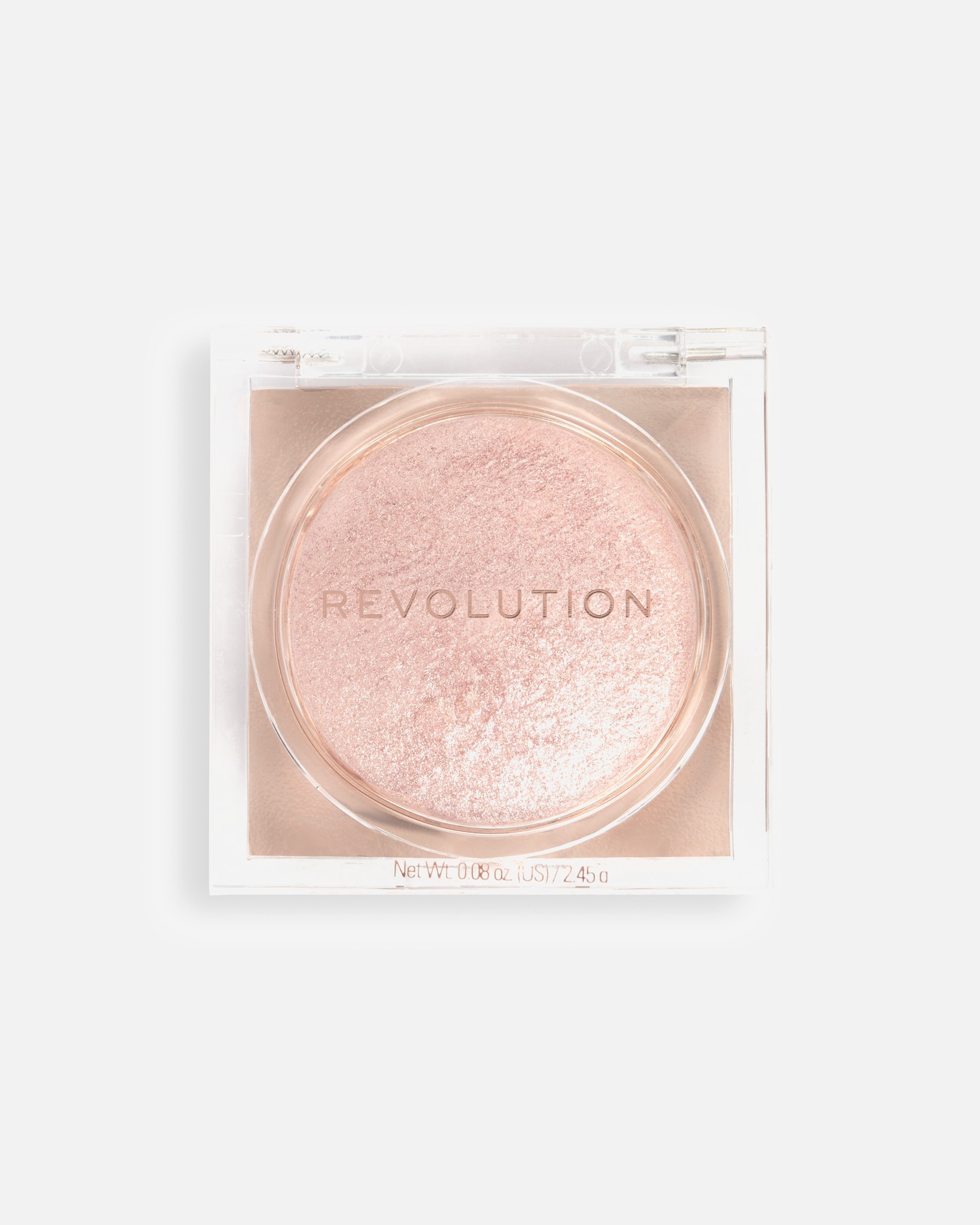 Rozświetlacz dla Unisex REVOLUTION Beam Bright Wypiekany rozświetlacz Diamond Glow Rose Lustre