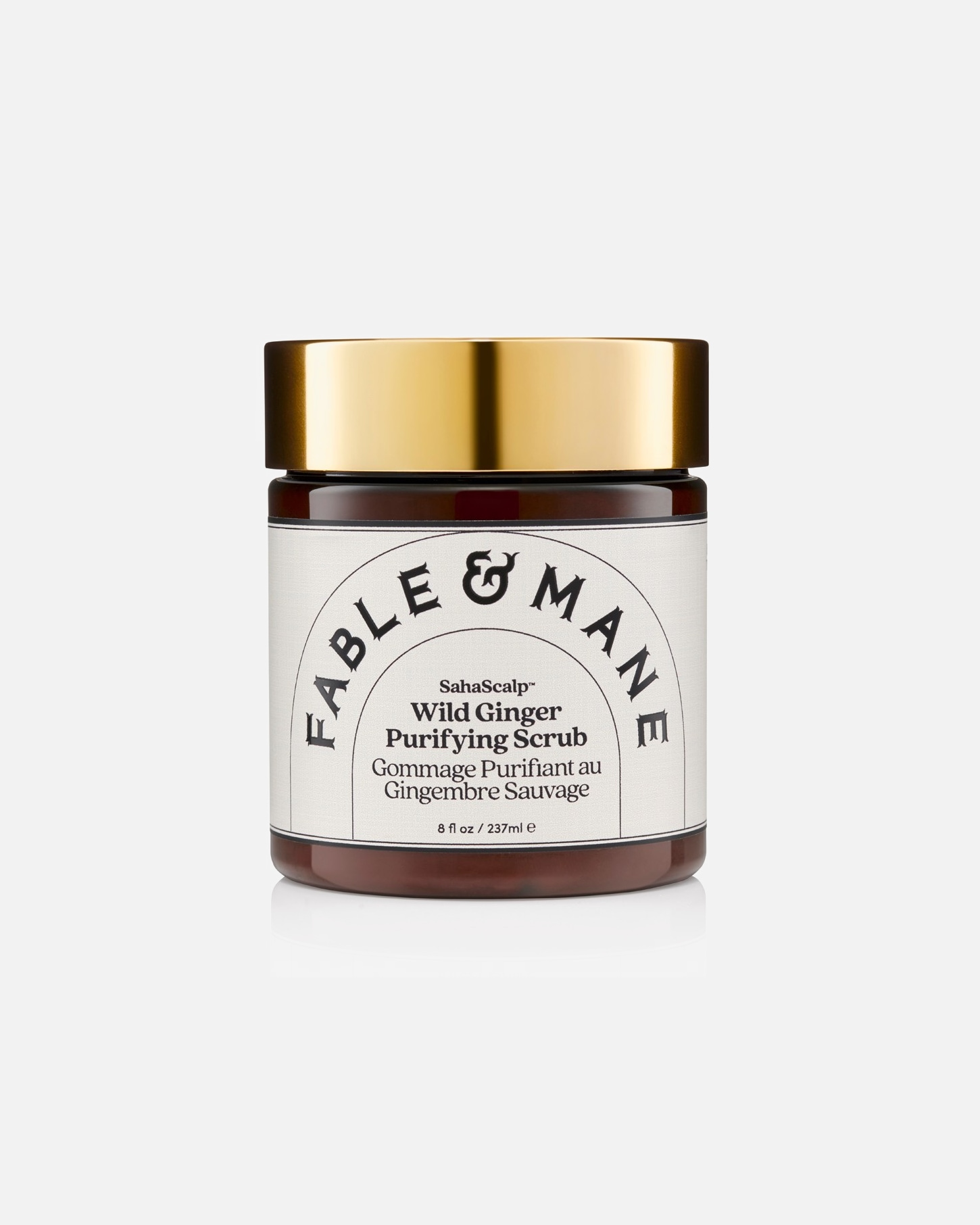 Peeling do skóry głowy dla Unisex Fable & Mane v Scalp Wild Ginger Purifying Scrub 237 ml