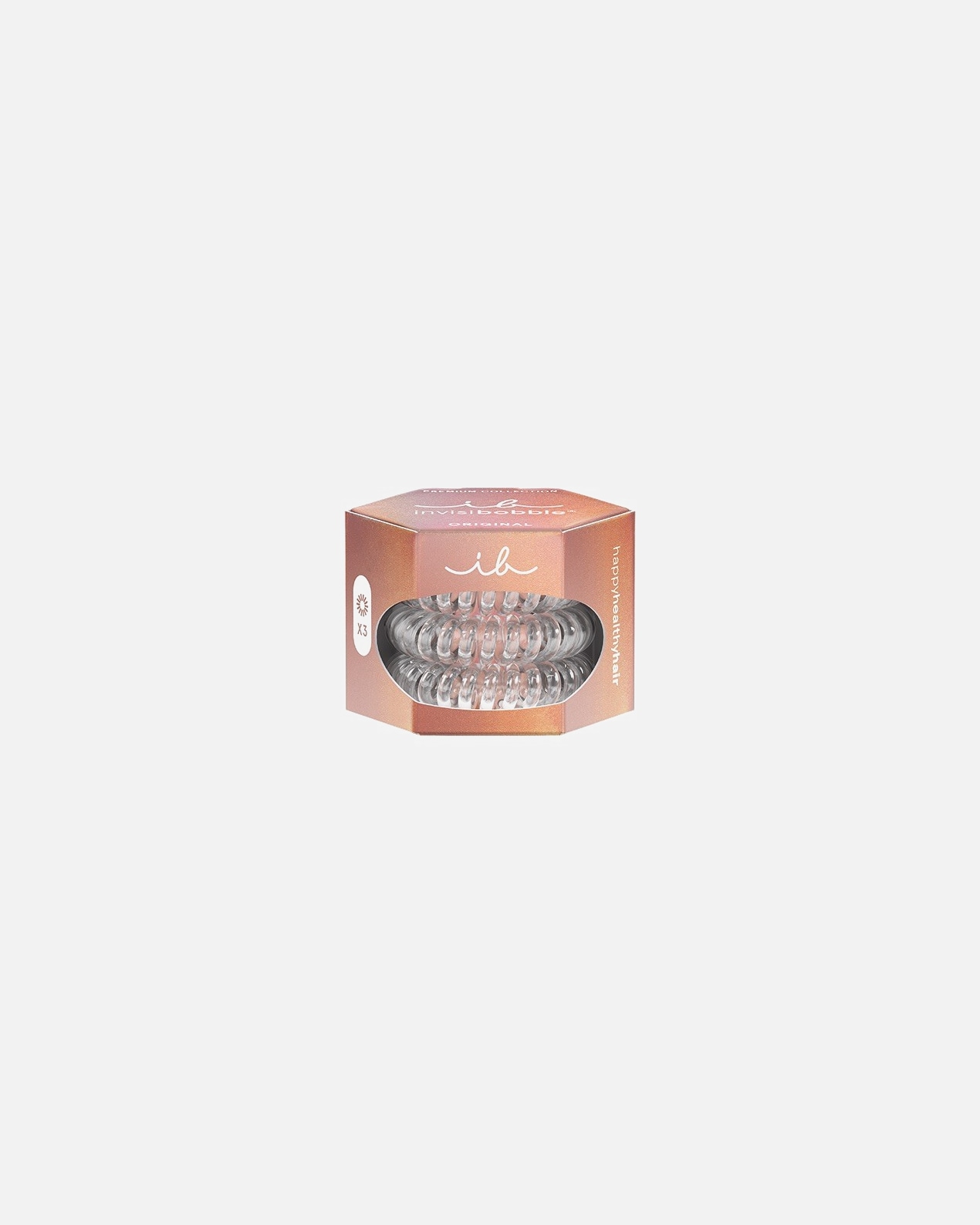 Gumka do włosów dla Unisex Invisibobble Original Premium Crystal Clear 1 szt.