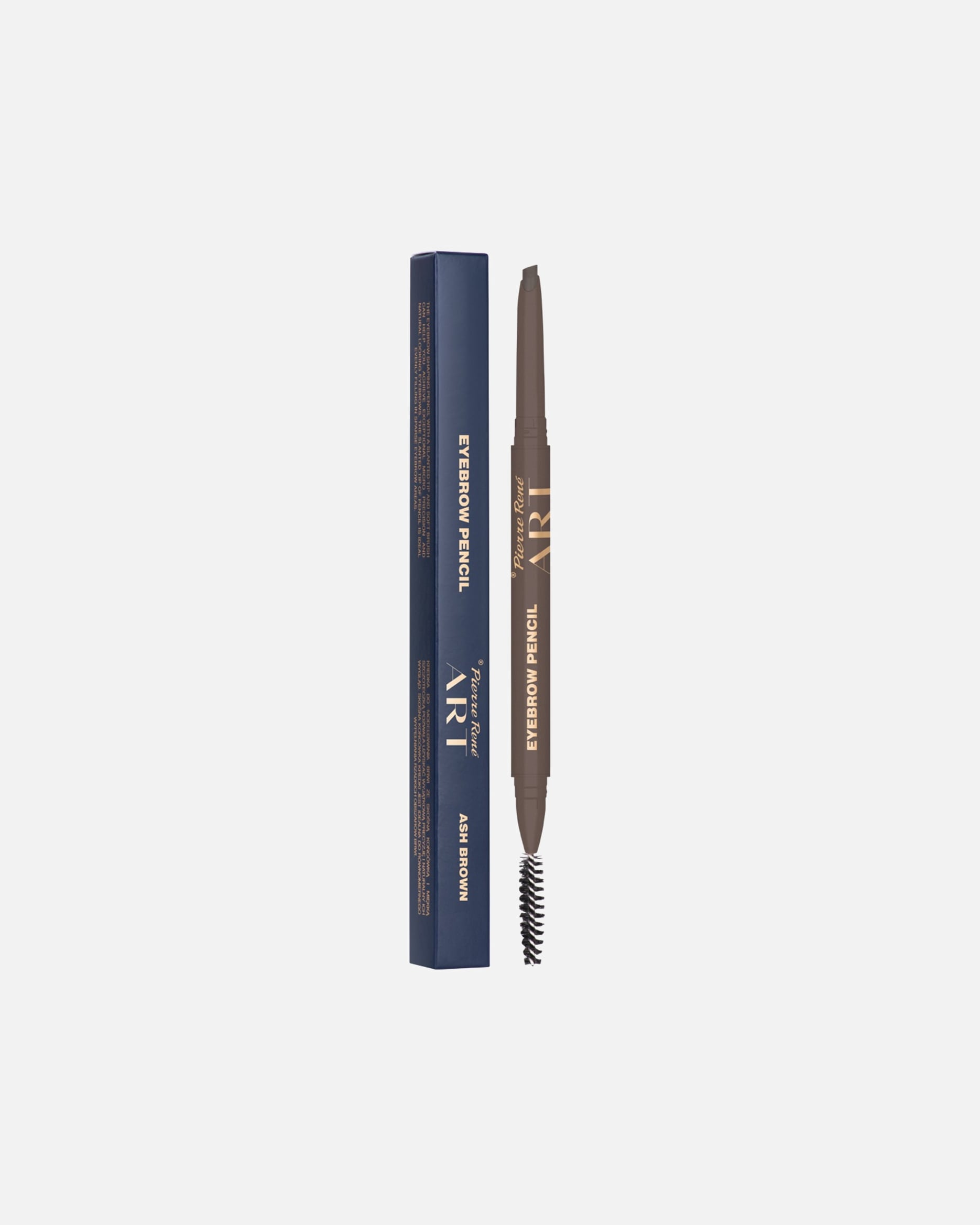 Kredka do brwi dla Unisex Pierre René Eyebrow Pencil ART 2 - ASH BROWN