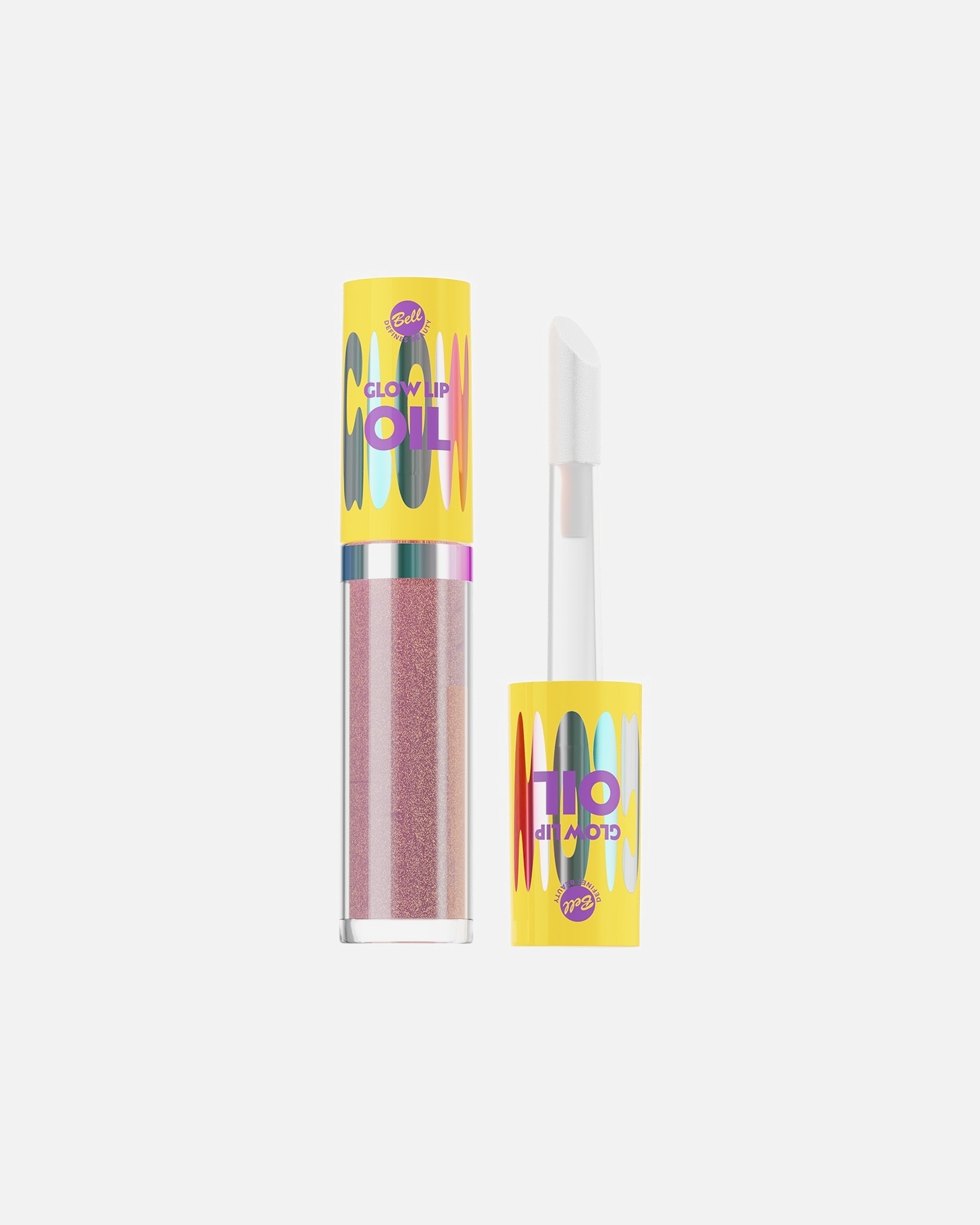 Błyszczyk do ust dla Unisex Bell Mood Maker GLOW LIP OIL 2 - LAVENDER GLOW
