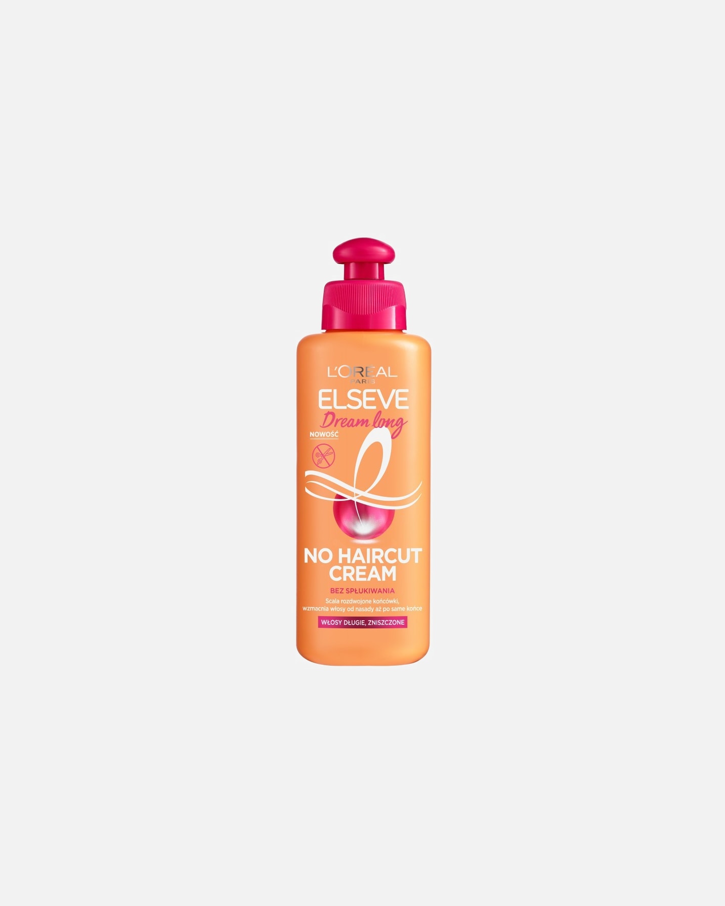 Odżywki bez spłukiwania dla Unisex Elseve Elseve Dream Long No Haircut Cream odżywka w kremie bez spłukiwania do włosów długich i zniszczonych 200 ml