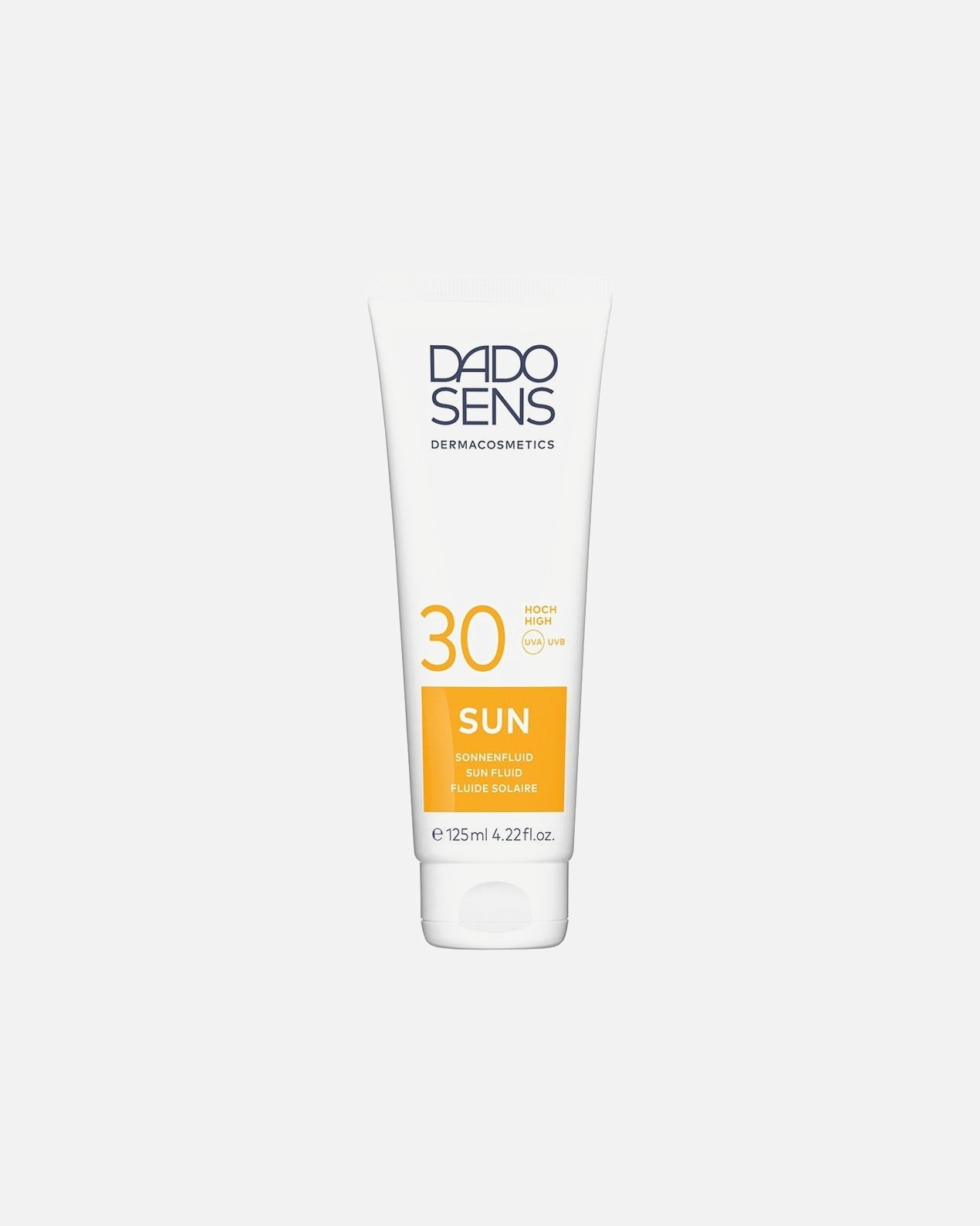 Balsam do opalania dla Unisex DADO SENS Dermacosmetics SUNFLUID 125 ml