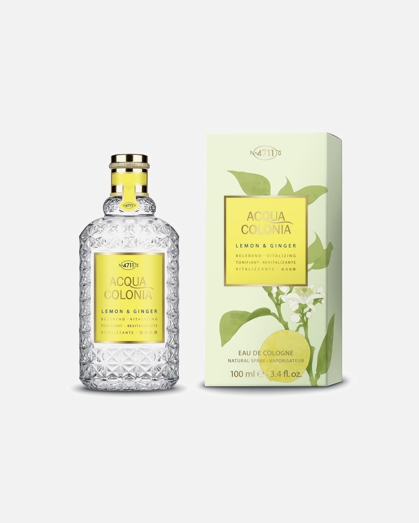Woda kolońska dla Unisex 4711 Acqua Colonia Cytryna i imbir Eau de Cologne Spray 100 ml