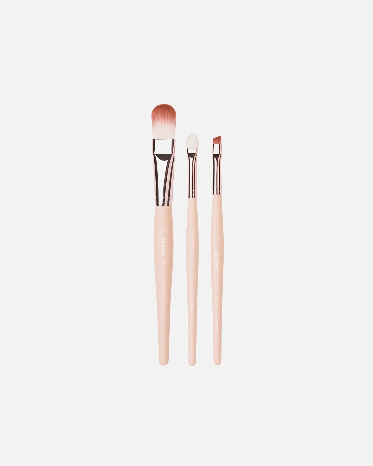 Zestaw pędzli dla Unisex Da Vinci da Vinci Classic Brush Set 1x pędzel do cieni do powiek 3727 + 1x pędzel do brwi/eyeliner 4327 + 1x pędzel do podkładu 927-20 + 1x etui na pędzle kremowe 1 szt.
