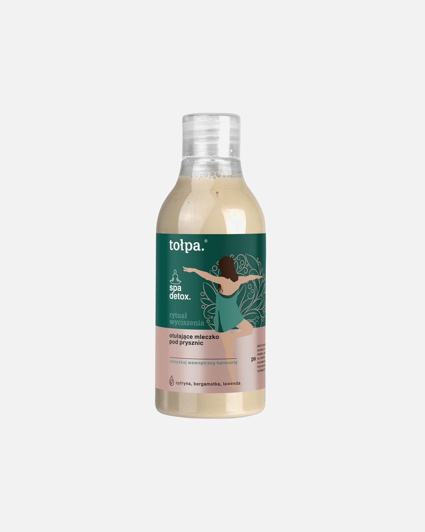 Mleczko oczyszczające dla Unisex Tołpa tołpa spa detox rytuał wyciszenia otulające mleczko pod prysznic 300ml