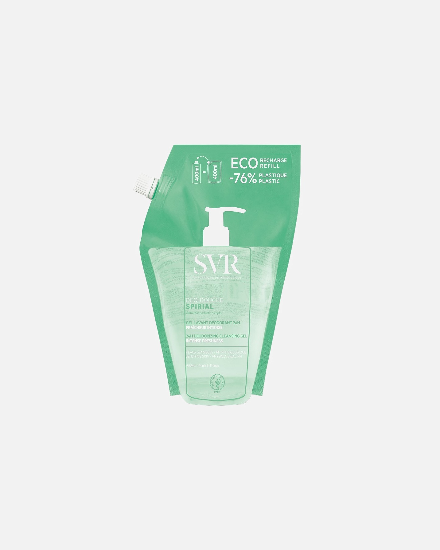 Żel pod prysznic dla Unisex SVR DEO DOUCHE RECHARGE 400 ml