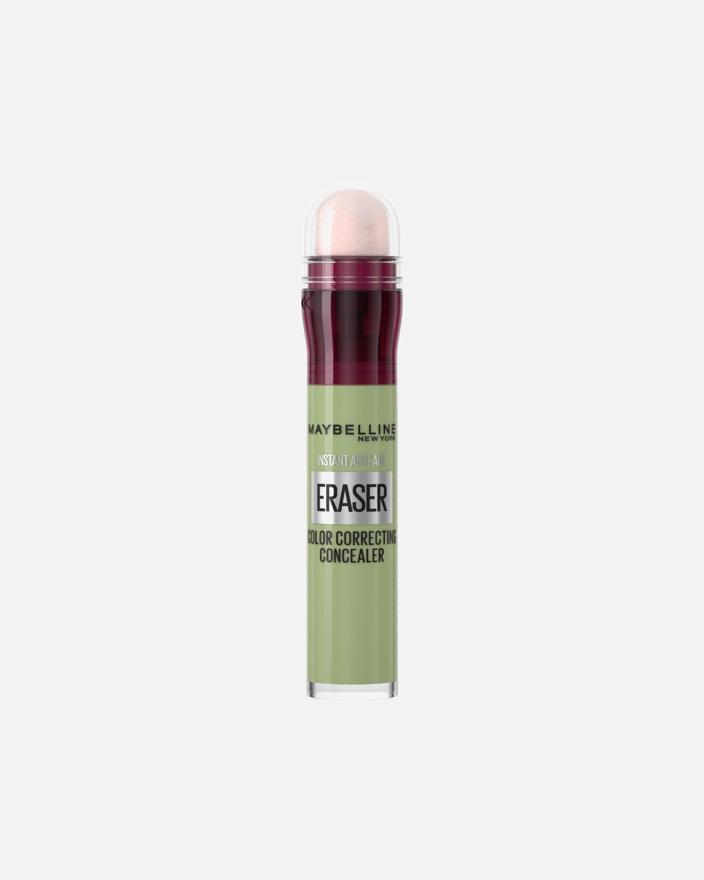 Korektor dla Unisex Maybelline Maybelline New York Instant Anti-Age Eraser Green, zielony korektor z gąbeczką 6,8 ml COUNTERACTS REDNESS