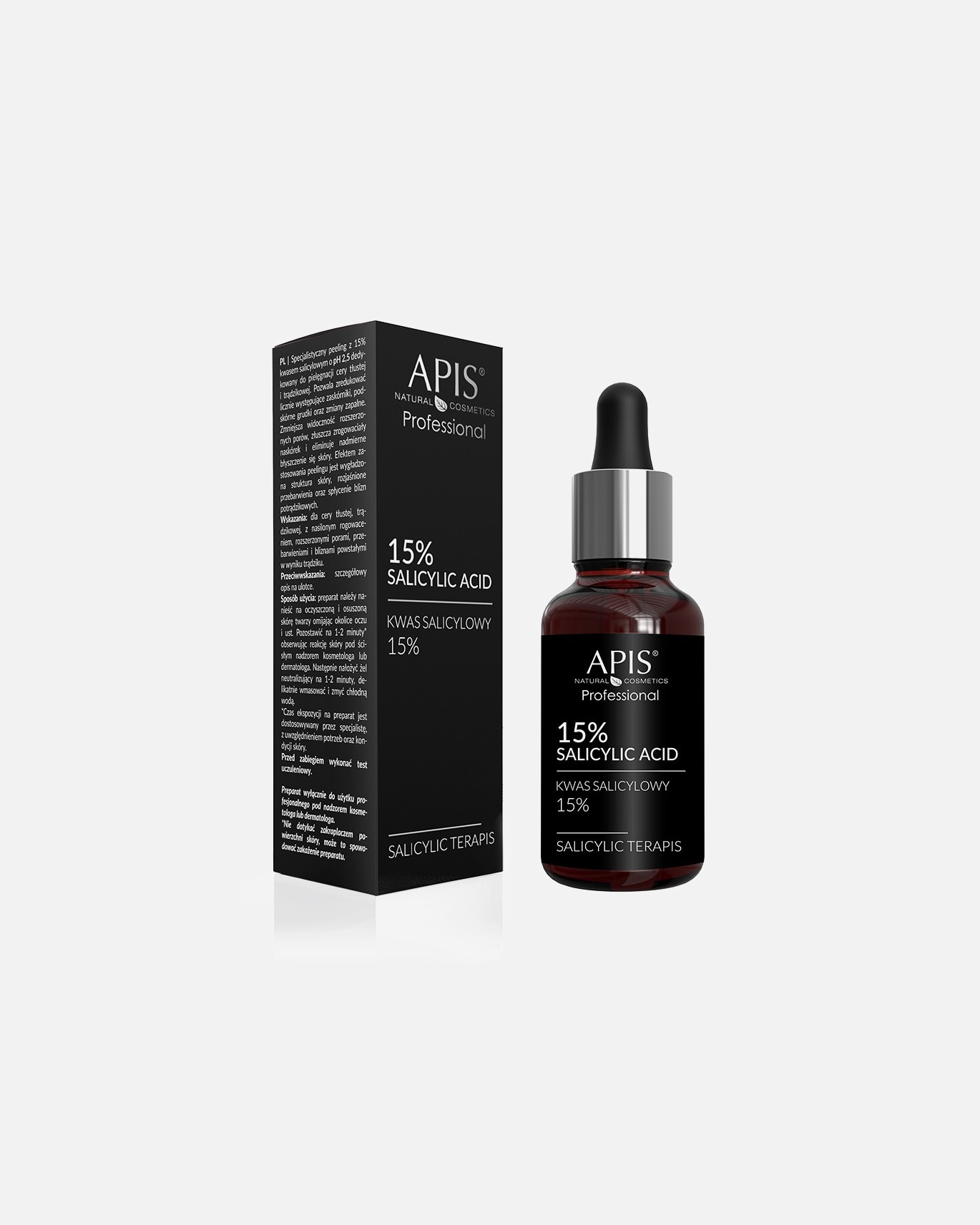 Serum w ampułkach dla Unisex Apis KWAS SALICYLOWY 15% 30ml 30 ml