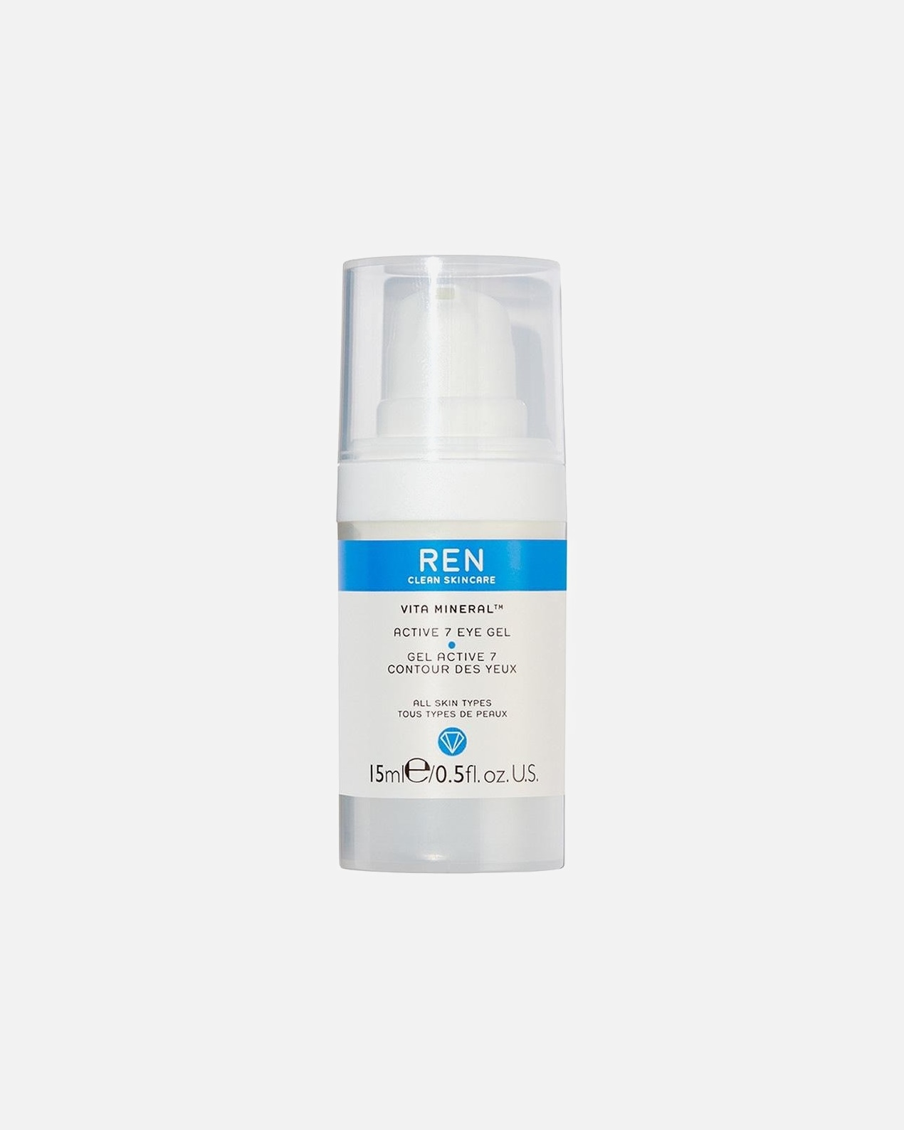 Krem pod oczy dla Unisex Ren Clean Skincare Vita Mineral ™ Active 7 Eye Gel Vita Mineral â„¢ Active 7 Eye Gel