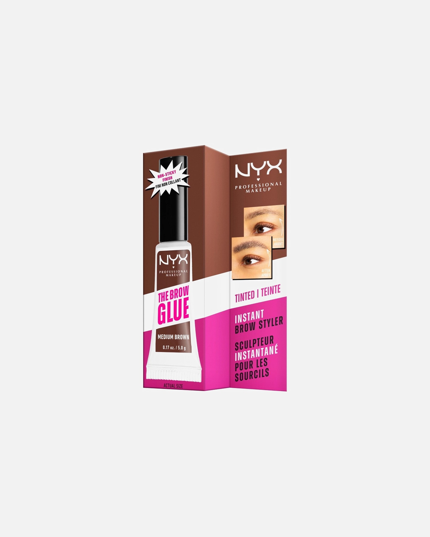 Żel do brwi dla Unisex NYX Professional Makeup Pride Makeup Brow Glue WARM BROWN