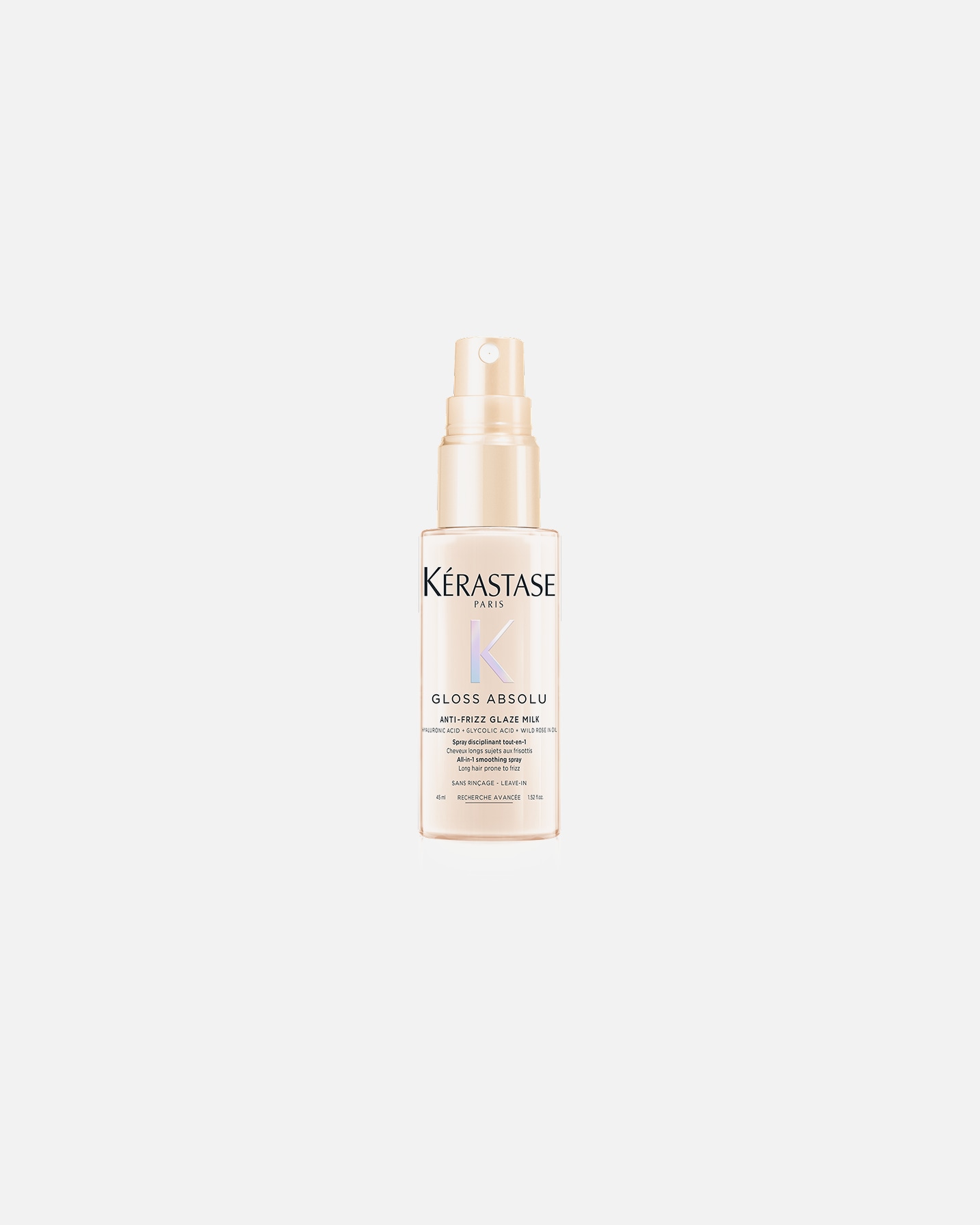Spray do włosów dla Kobieta Kérastase Gloss Absolu Anti-Frizz Glaze Milk - Nabłyszczające mleczko przeciw puszeniu 45 ml