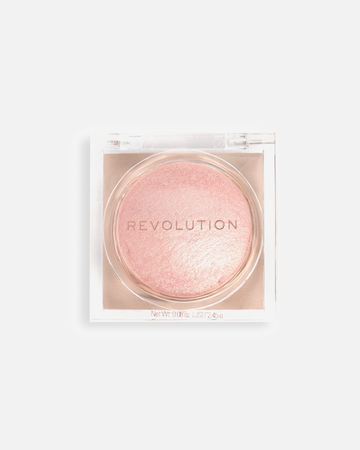 Rozświetlacz dla Unisex REVOLUTION Beam Bright Wypiekany rozświetlacz Diamond Glow PINK