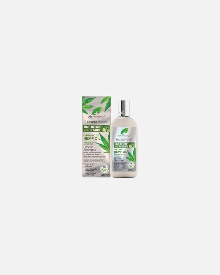 Szampon do włosów dla Kobieta Dr. Organic Hemp Oil Rescue Shampoo 265 ml