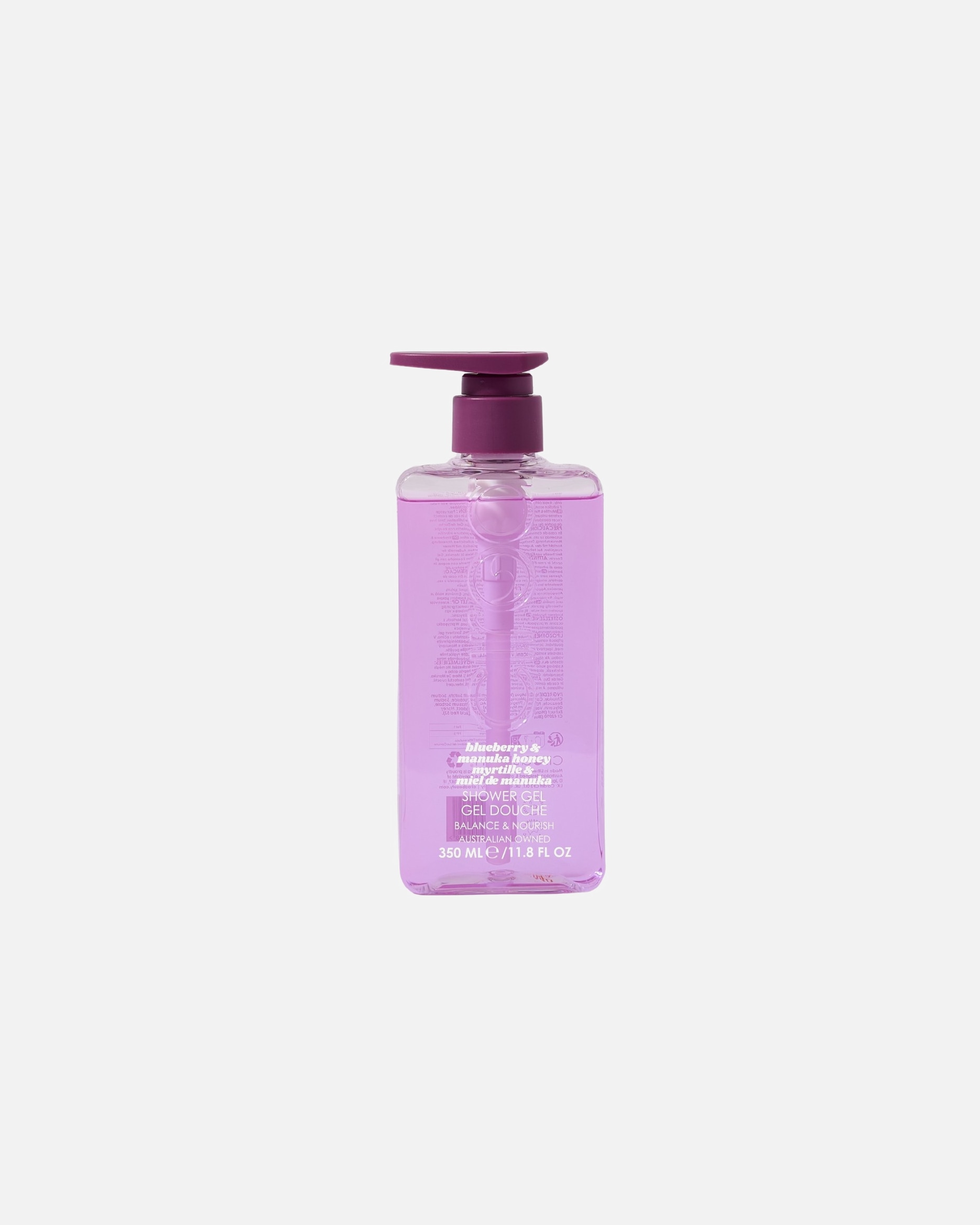 Żel pod prysznic dla Unisex Ciroa Beauty Blueberry and Manuka Honey 350 ml