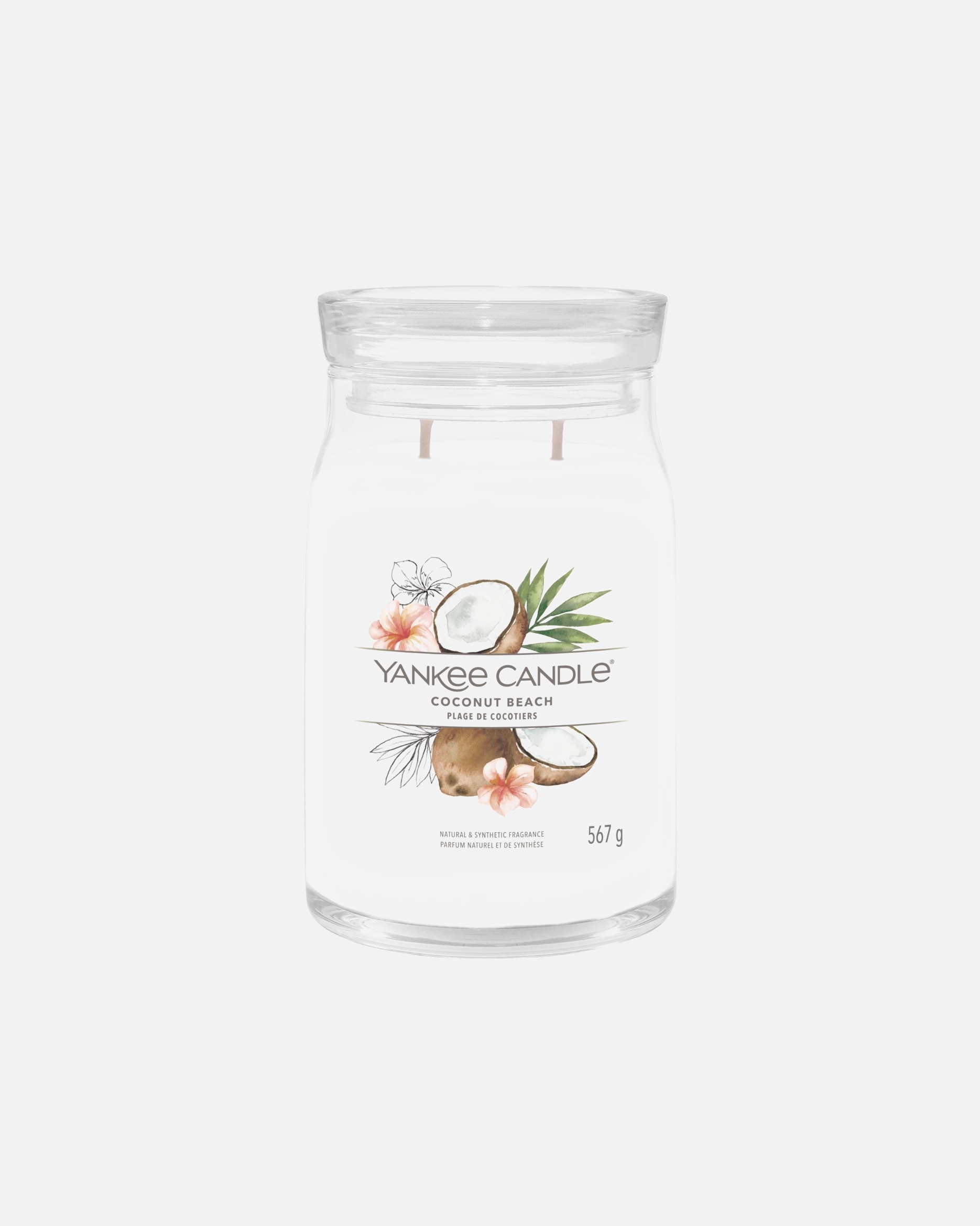 Świeca dla Unisex YANKEE CANDLE COCONUT BEACH 567 g - Signature