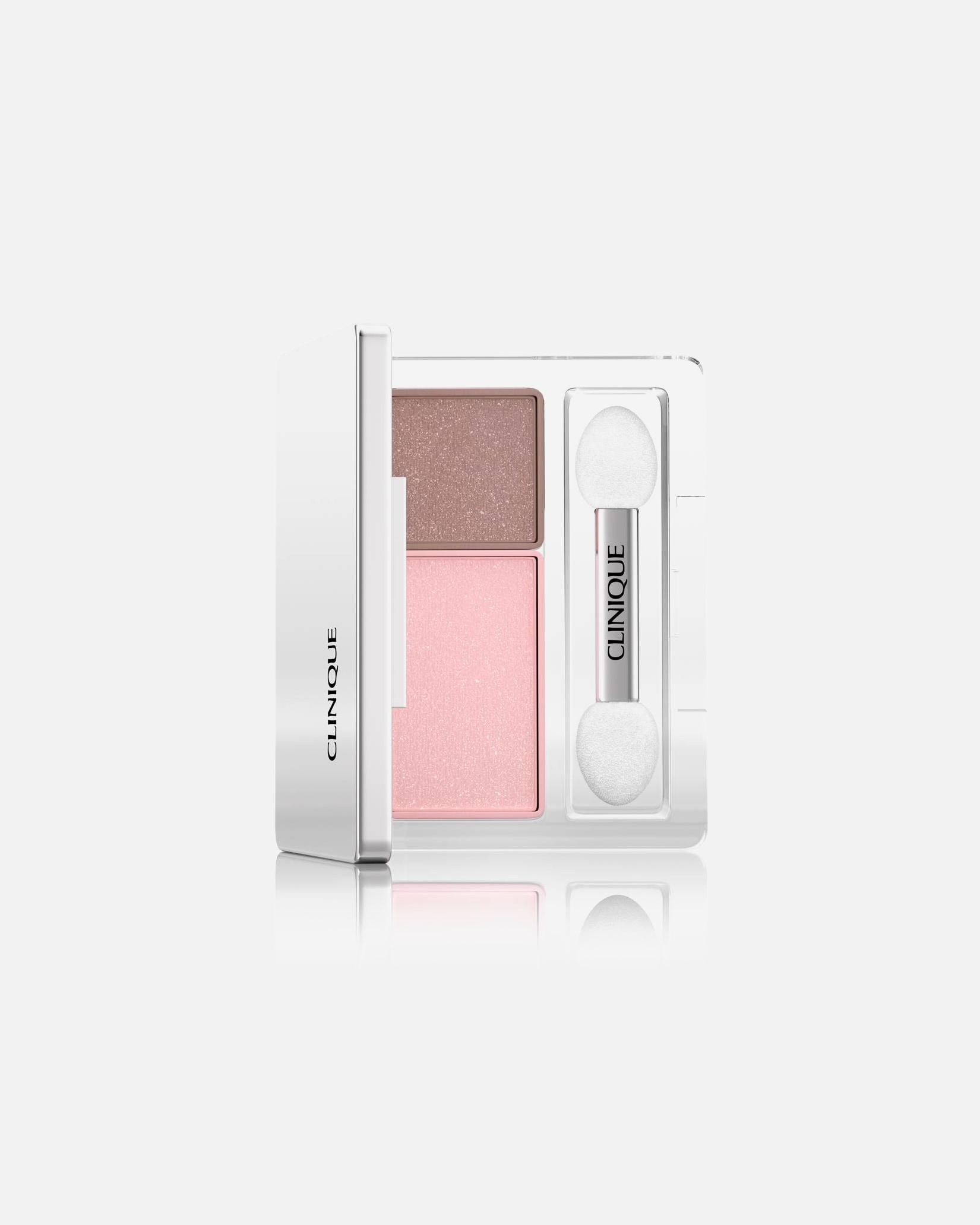 Cień do powiek dla Unisex Clinique All About Shadow Duo 14 - STRAWBERRY FUDGE