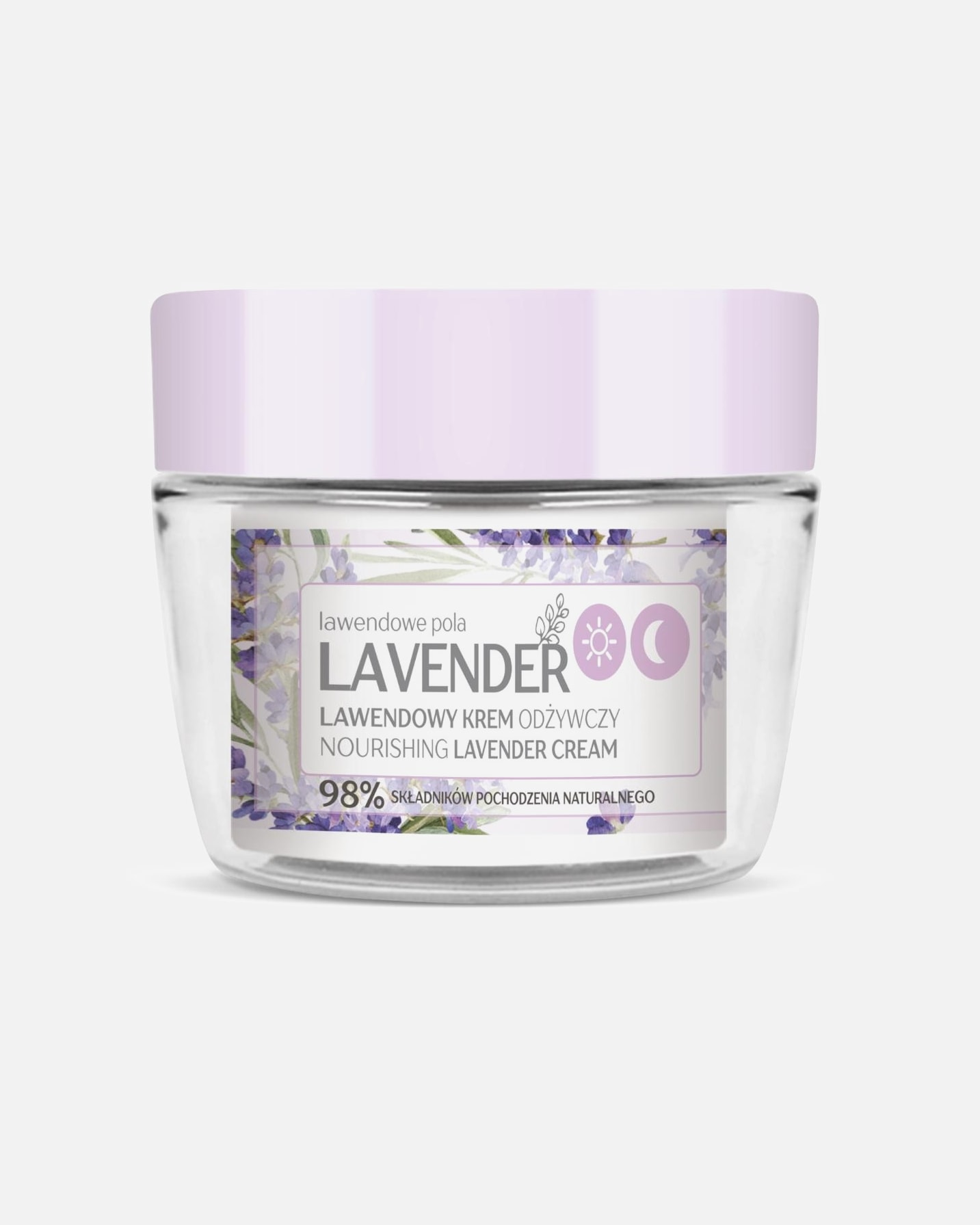 Krem do ciała dla Unisex Floslek Lawendowy krem odżywczy na dzień i na noc 50 ml