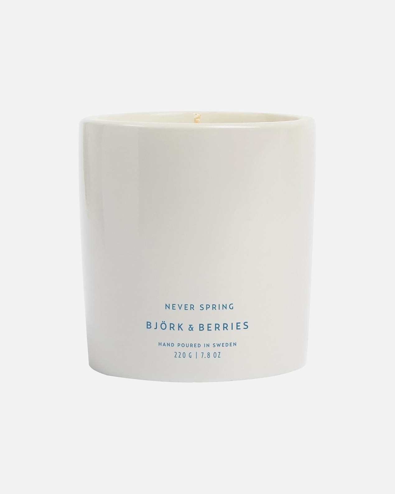 Świeca dla Unisex Björk & Berries Never Spring Never Spring Scented Candle Never Spring Scented Candle