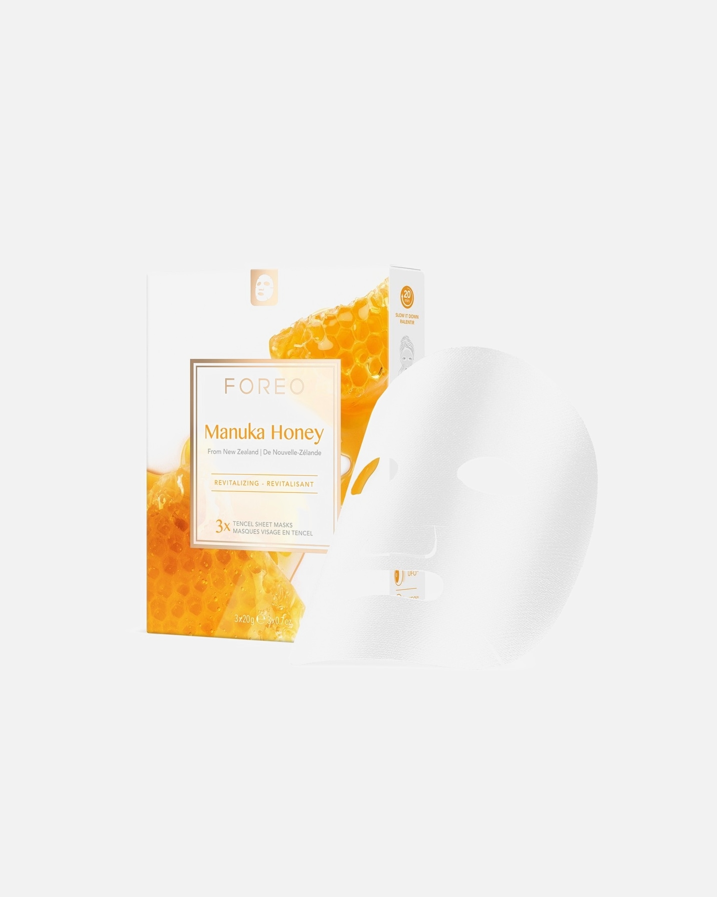 Maska nawilżająca dla Unisex FOREO Skincare UFO™ Mask Manuka Honey 3 szt.