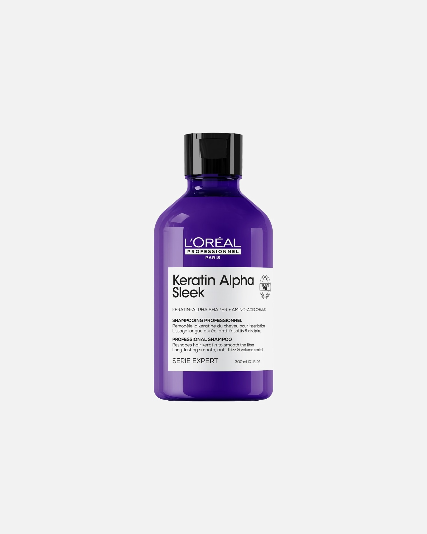 Szampon do włosów dla Unisex L´Oréal Professionnel Paris Keratin Alpha Sleek Szampon wygładzający 300 ml