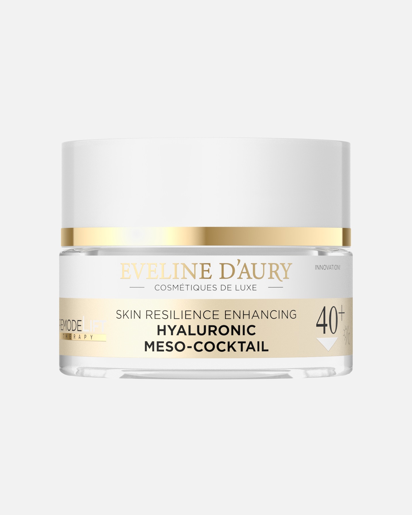 Krem do twarzy dla Unisex Eveline Cosmetics Eveline d'Aury Remodelift Therapy Hialuronowy mezo-koktail poprawiający sprężystość skóry 40+ 50 ml