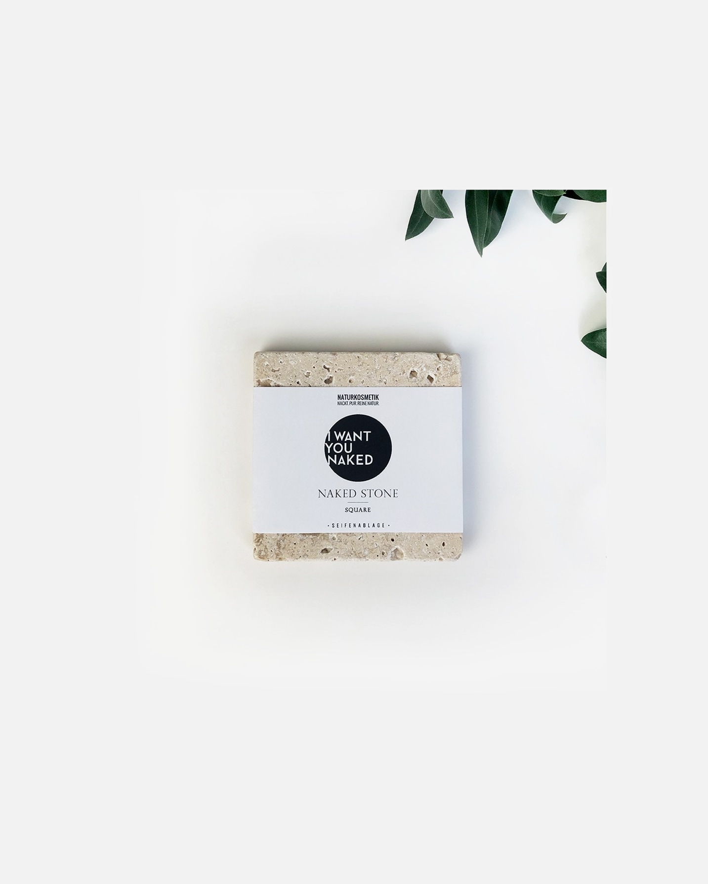 Mydelniczka dla Unisex I WANT YOU NAKED Naked Stone Square 1 szt.