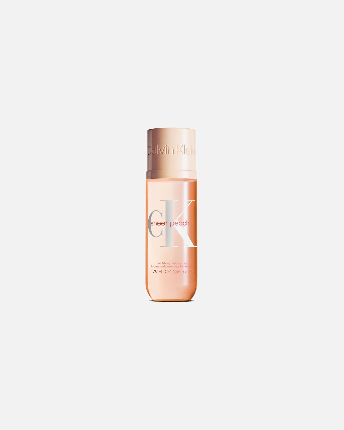 Mgiełka zapachowa do włosów dla Kobieta CALVIN KLEIN SHEER PEACH 236 ml