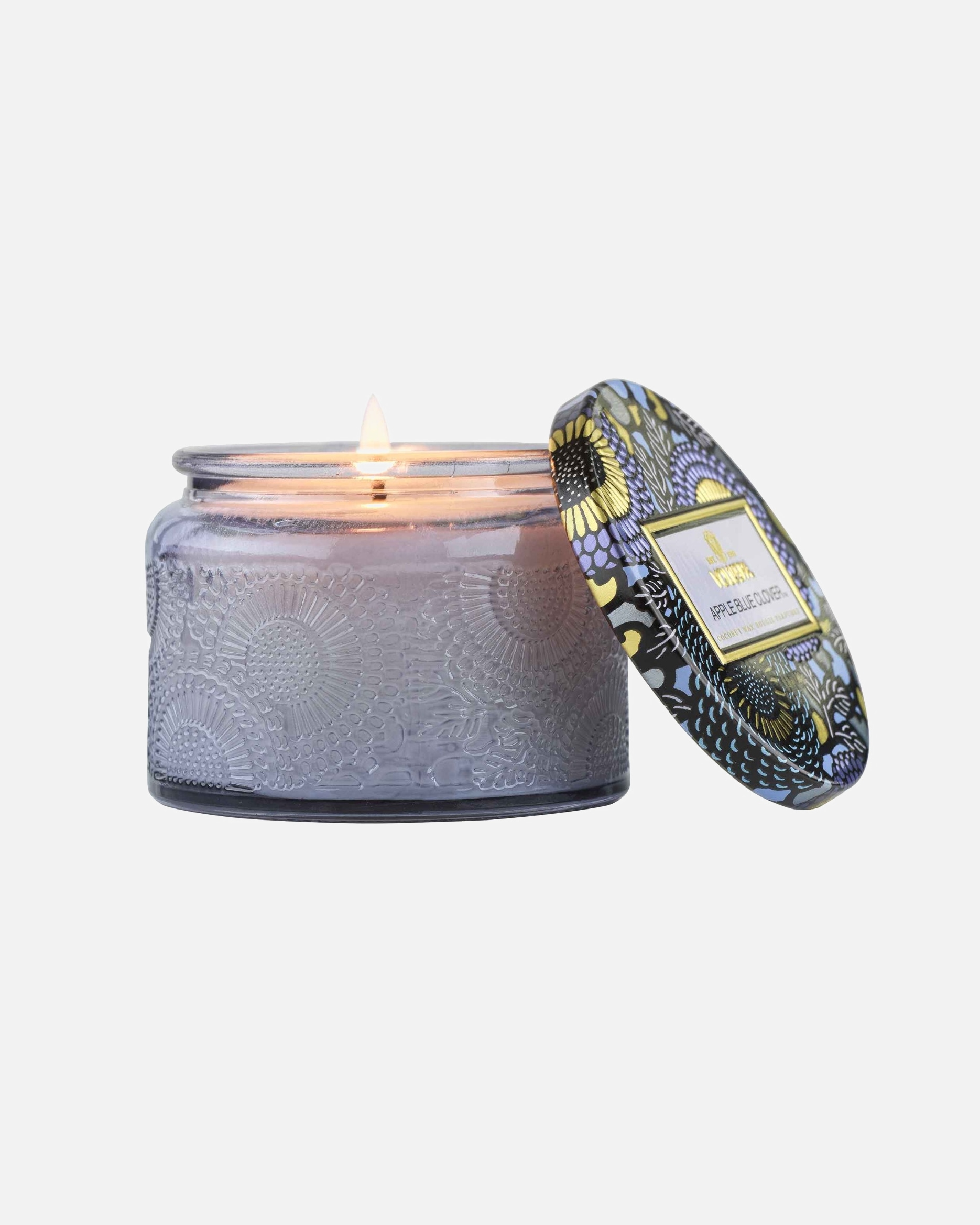 Zapach do pomieszczeń dla Unisex VOLUSPA Japonica Petite Jar Candle Apple Blue Clover