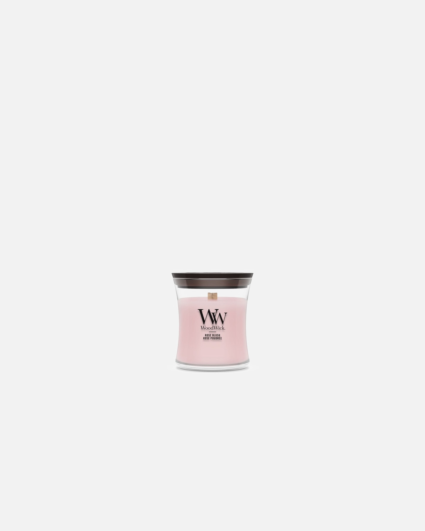 Świeca dla Unisex WoodWick Rose Blush 85 g