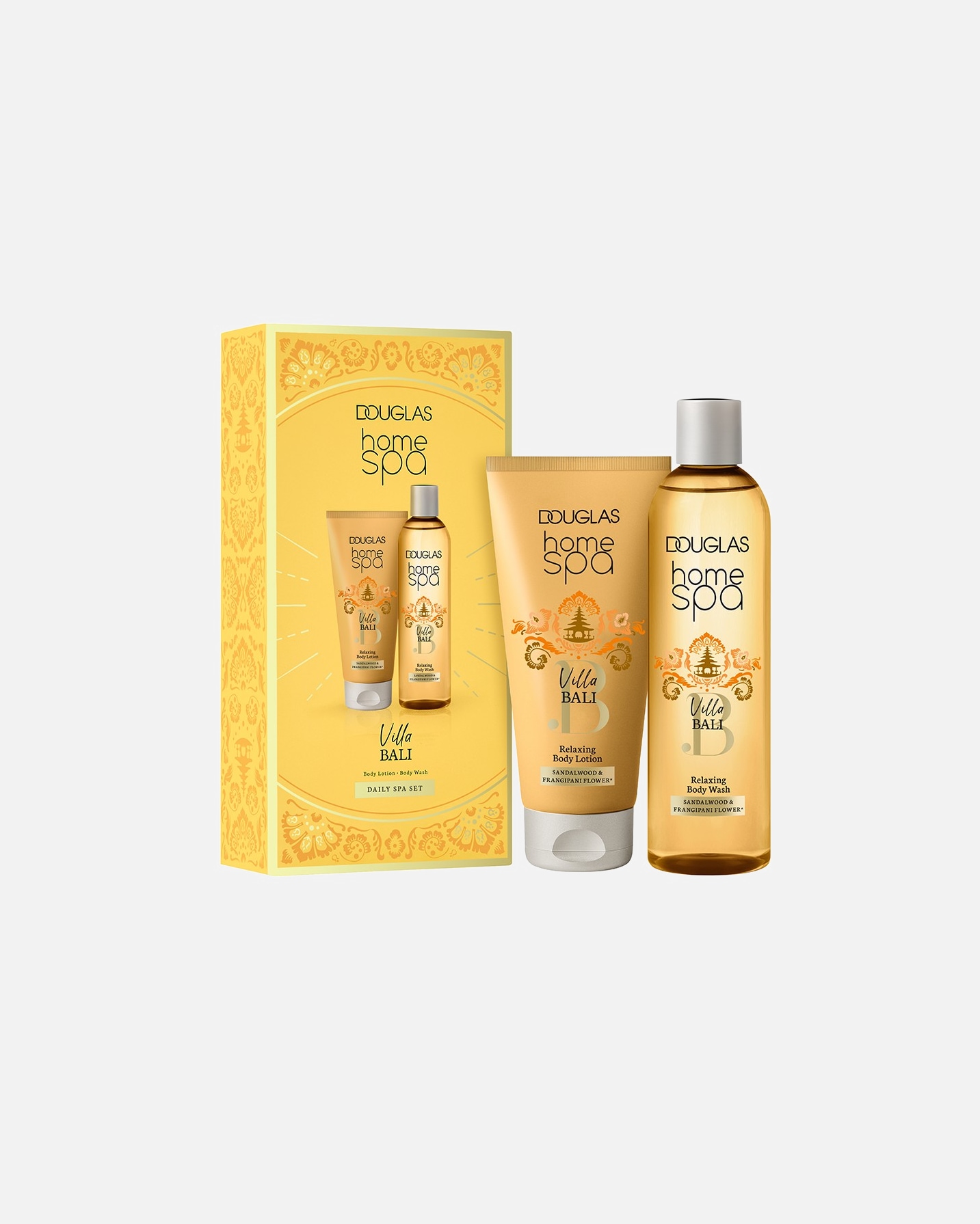 Zestaw do pielęgnacji ciała dla Unisex Douglas Collection Home Spa Set S Villa Bali 1 szt.