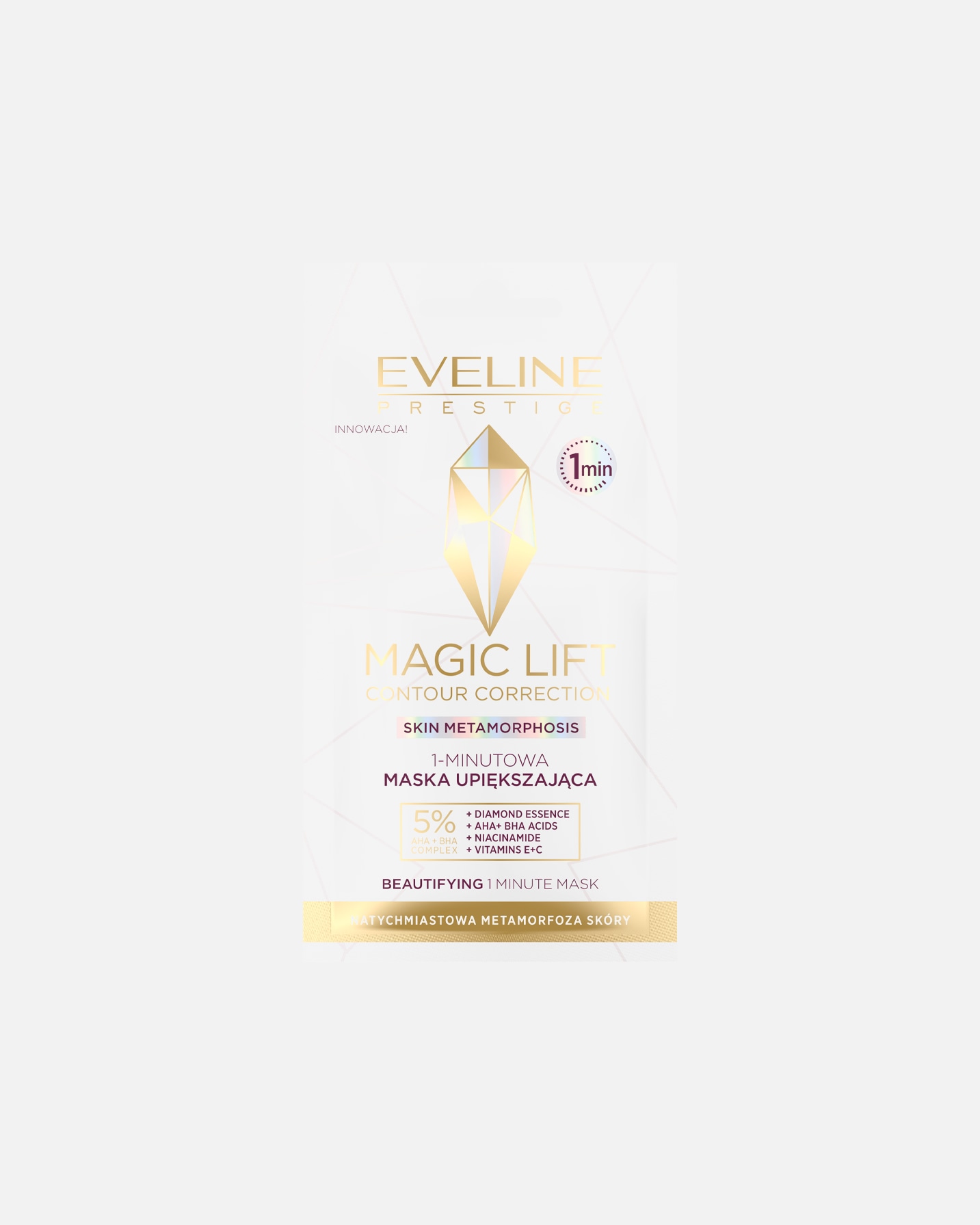 Maska nawilżająca dla Unisex Eveline Cosmetics Magic Lift 1-minutowa maska upiększająca 7 ml