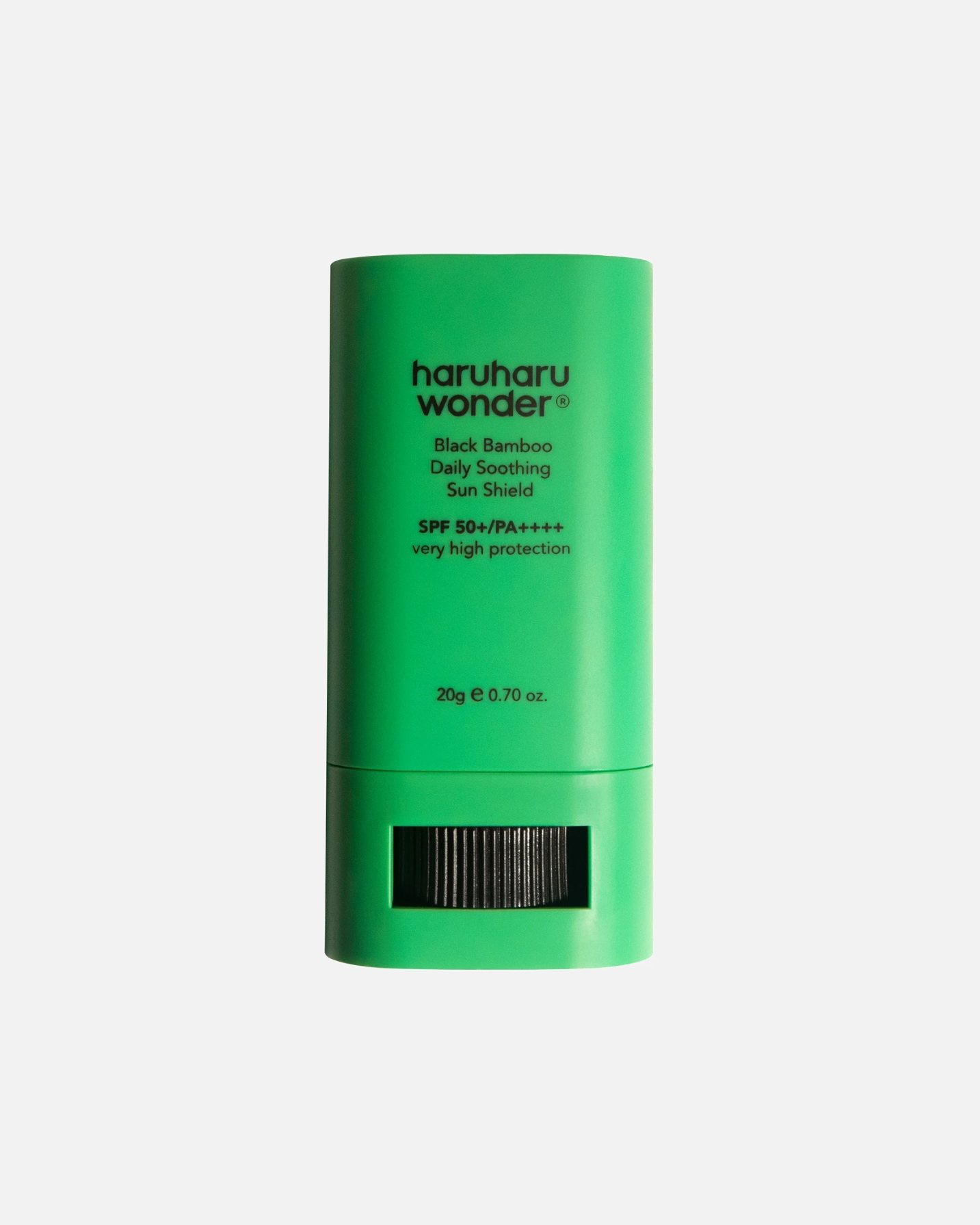 Krem do opalania dla Unisex Haruharu Wonder Black Bamboo Daily Soothing Sun Shield SPF50+ PA++++ 20 g